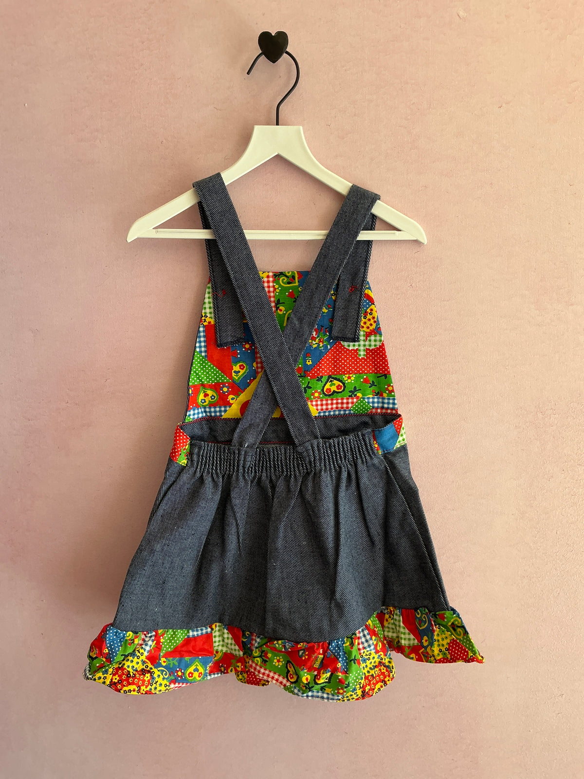 NWTs vintage quilt print skirtall / 5T