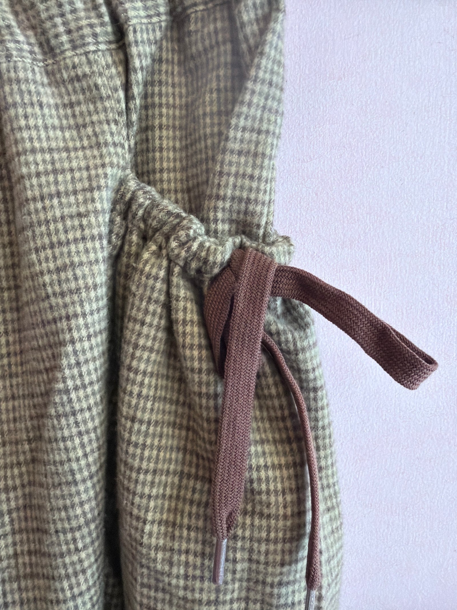 nunuforme Plaid Paper Bag Pants / 9-10