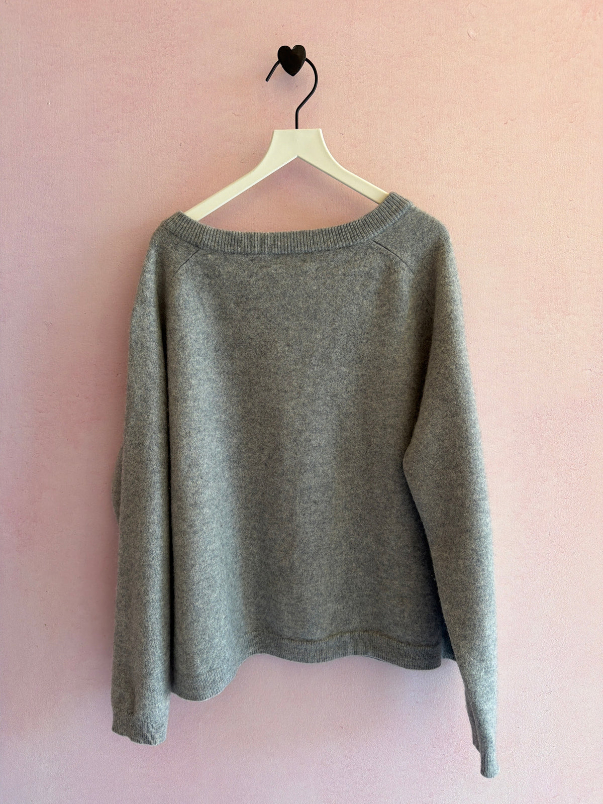 Bellerose Heather Gray 100% Cashmere Sweater / Women's 2
