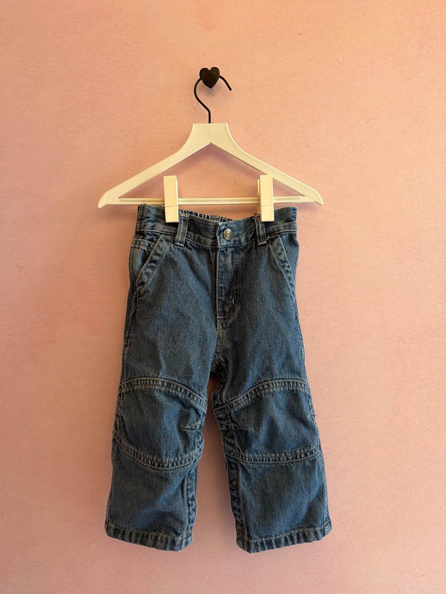 Polo Jeans Co. Ralph Lauren Jeans with Knee Patches / 12-18 months