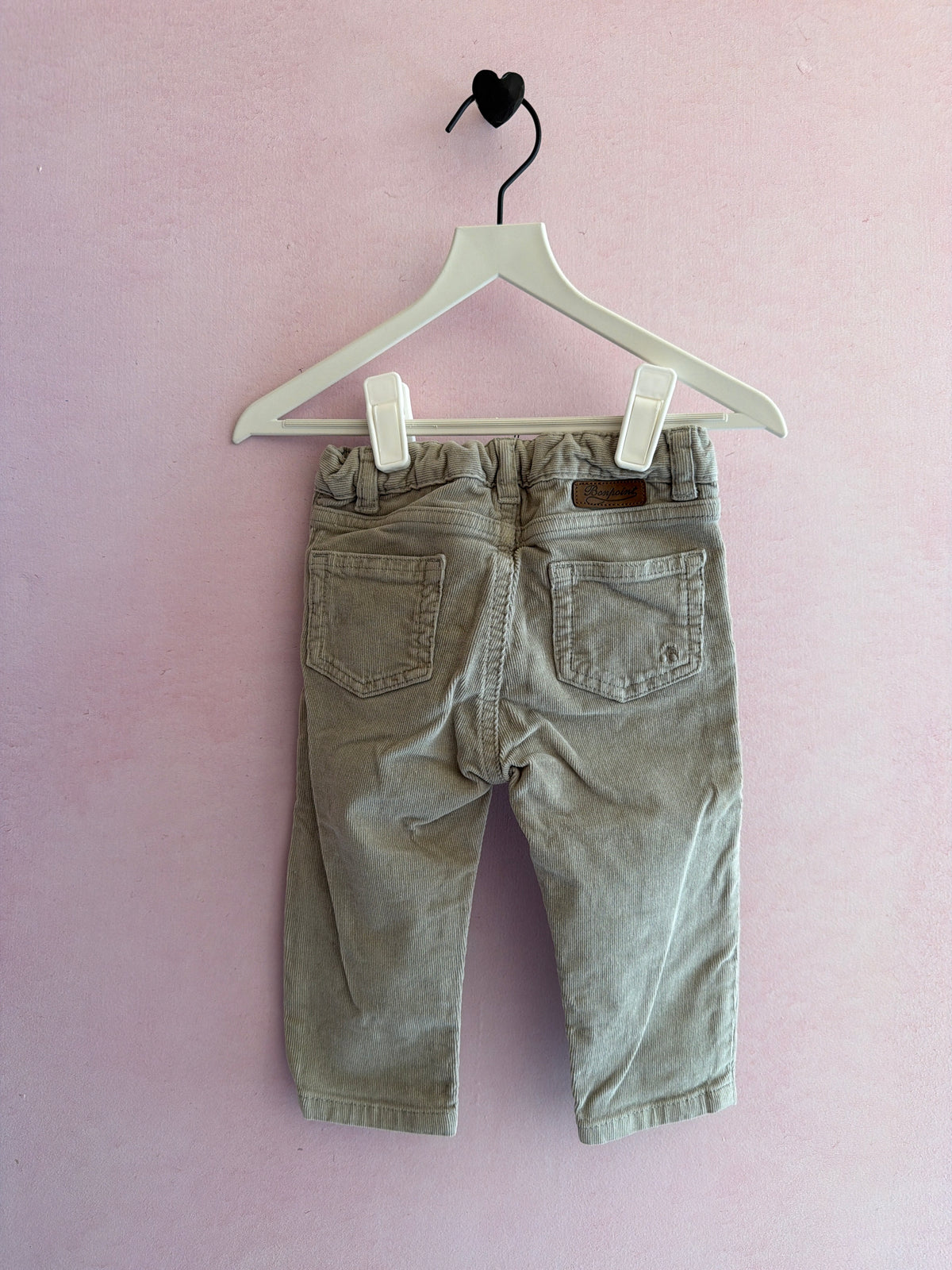 Bonpoint Smoky Ash Corduroy Pants / 12 months