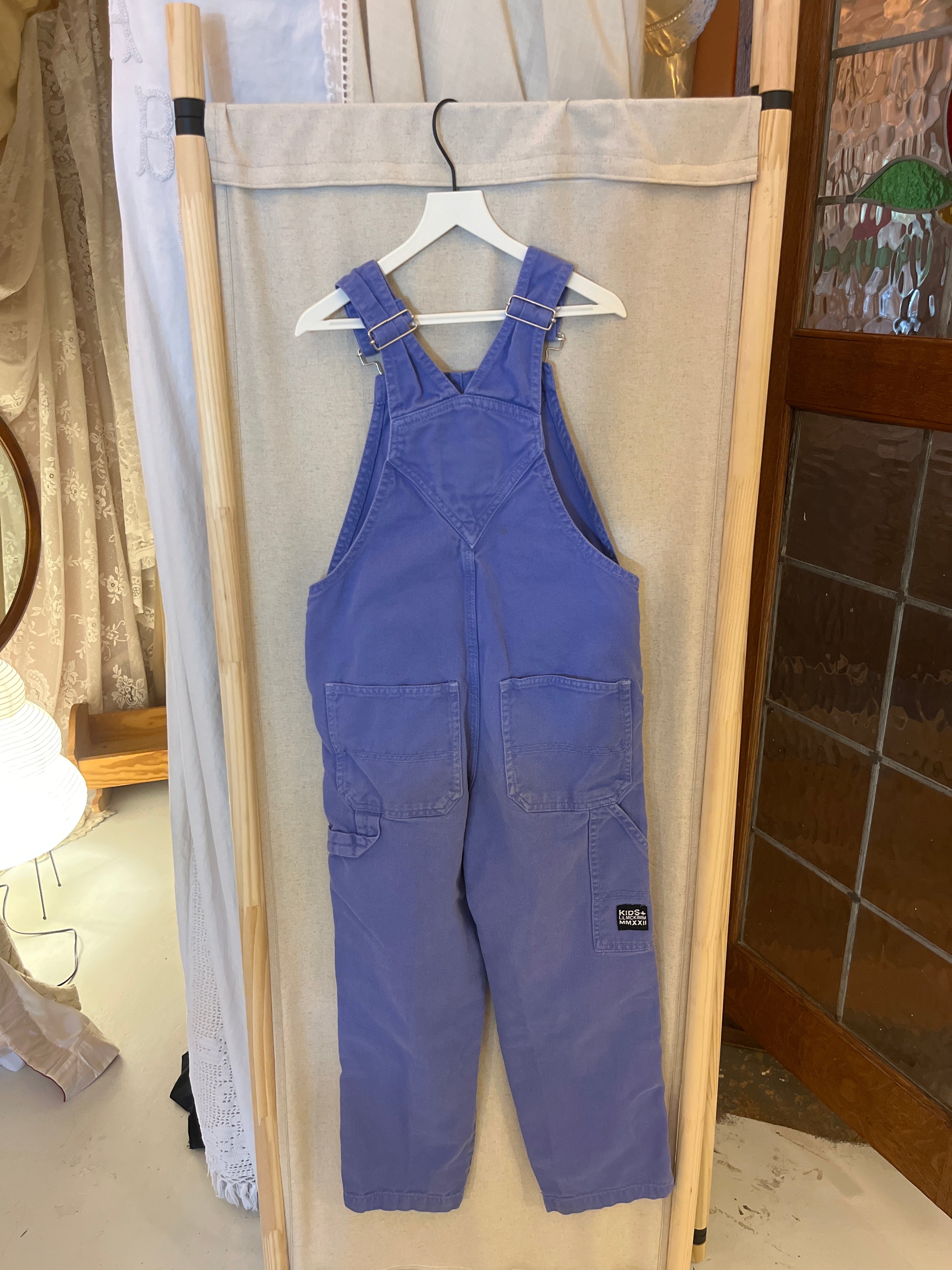 '21 zara kids x lil mckimm Purple Overalls / 7-8 Years
