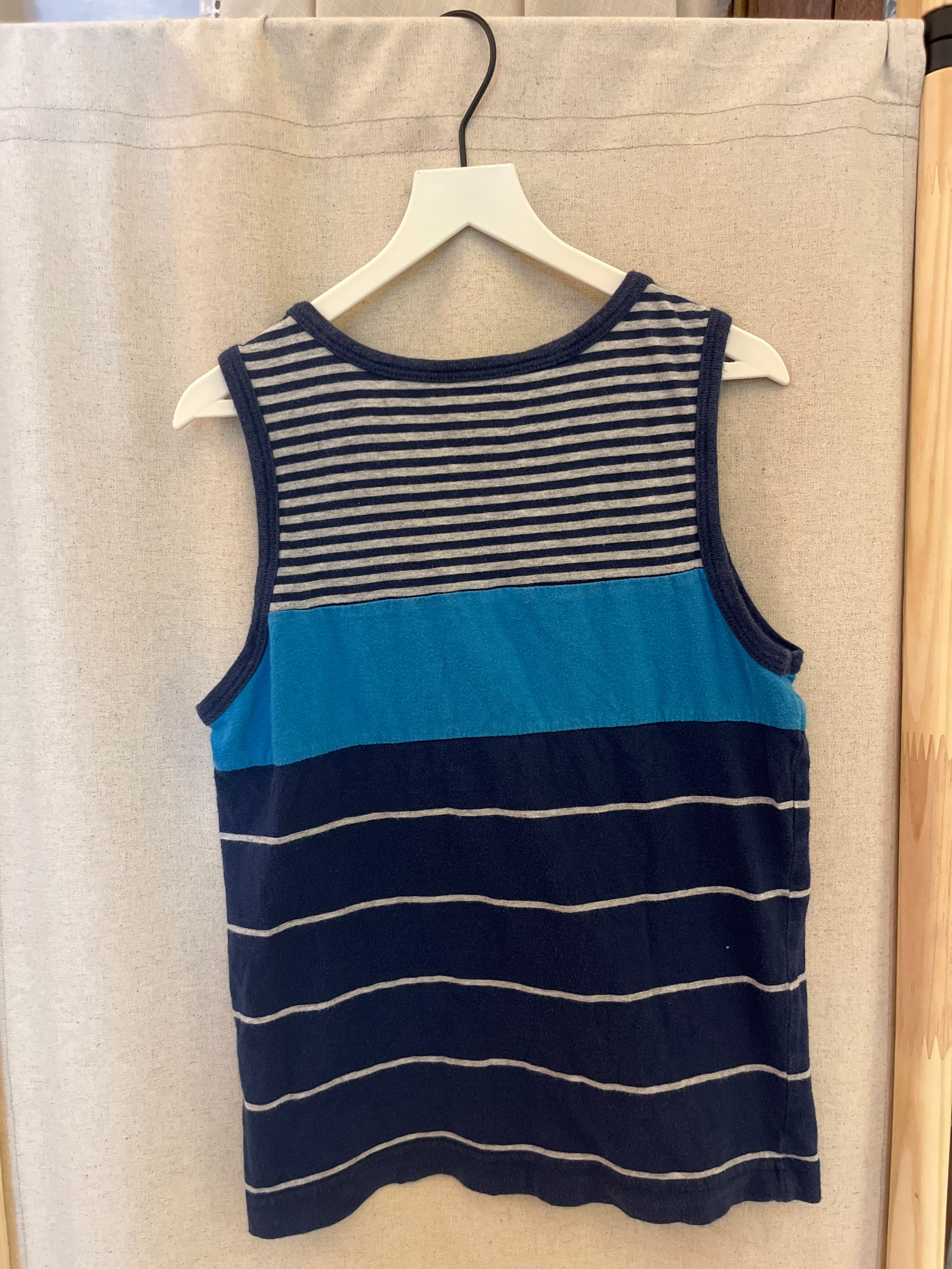 Crazy 8 Blue Stripe Tank Top / 5-6