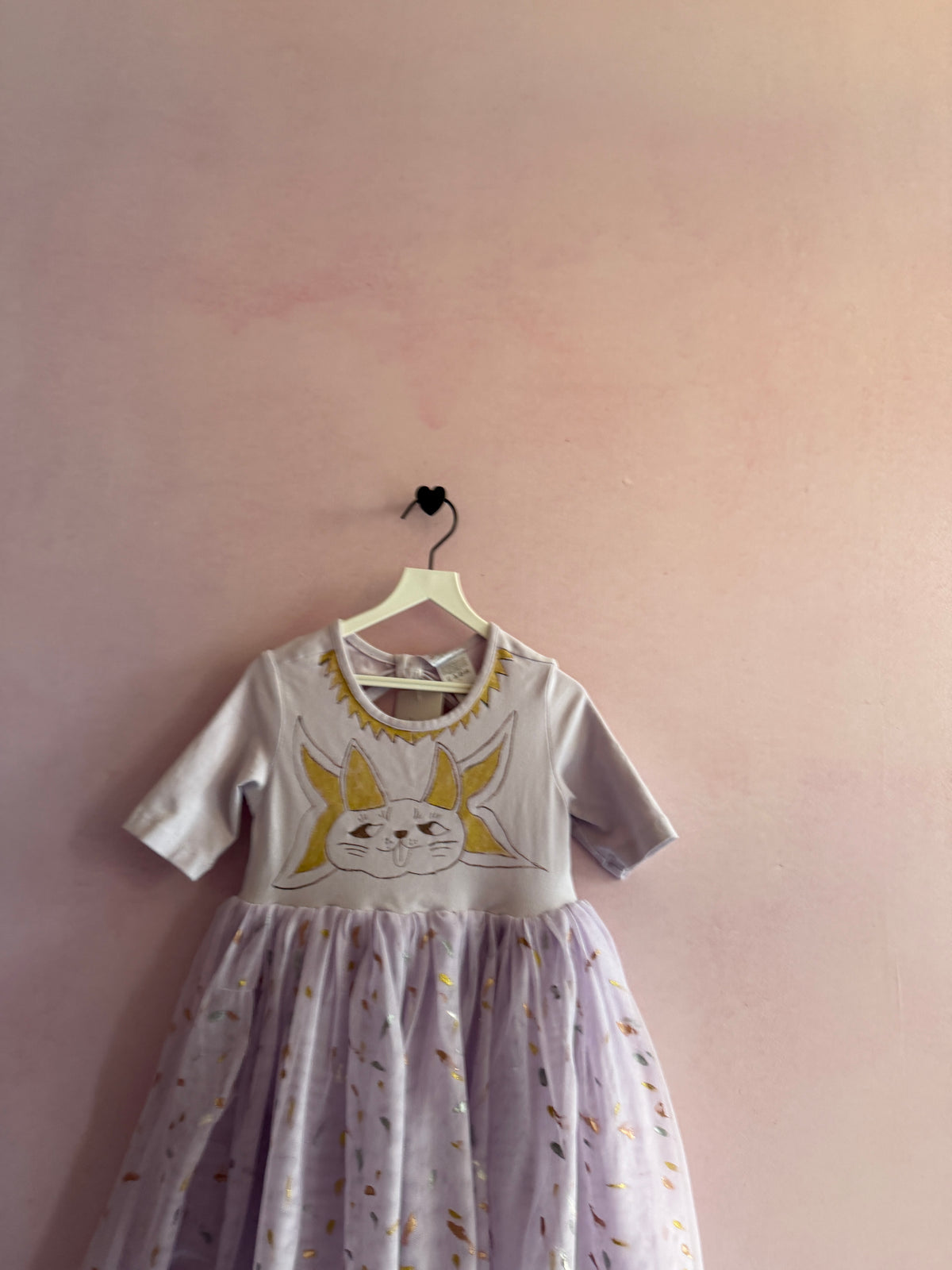 Hand Painted Cat Hanna Andersson Lavender Tutu Dress / 5