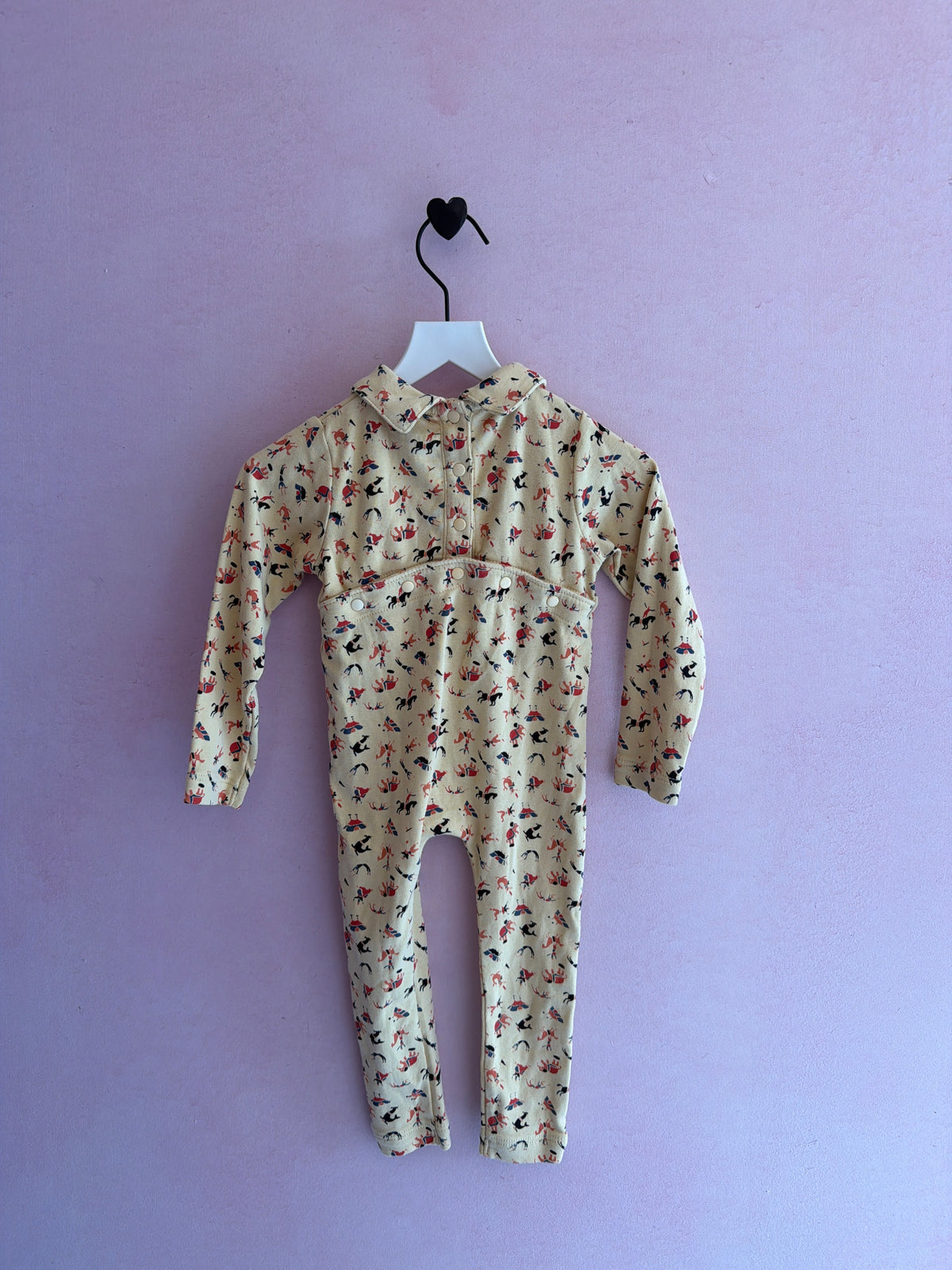 Misha + Puff Circus Print Romper / 0-6 months