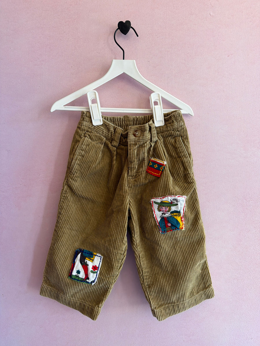 vintage polo ralph lauren Storybook Patched cords / 24 months