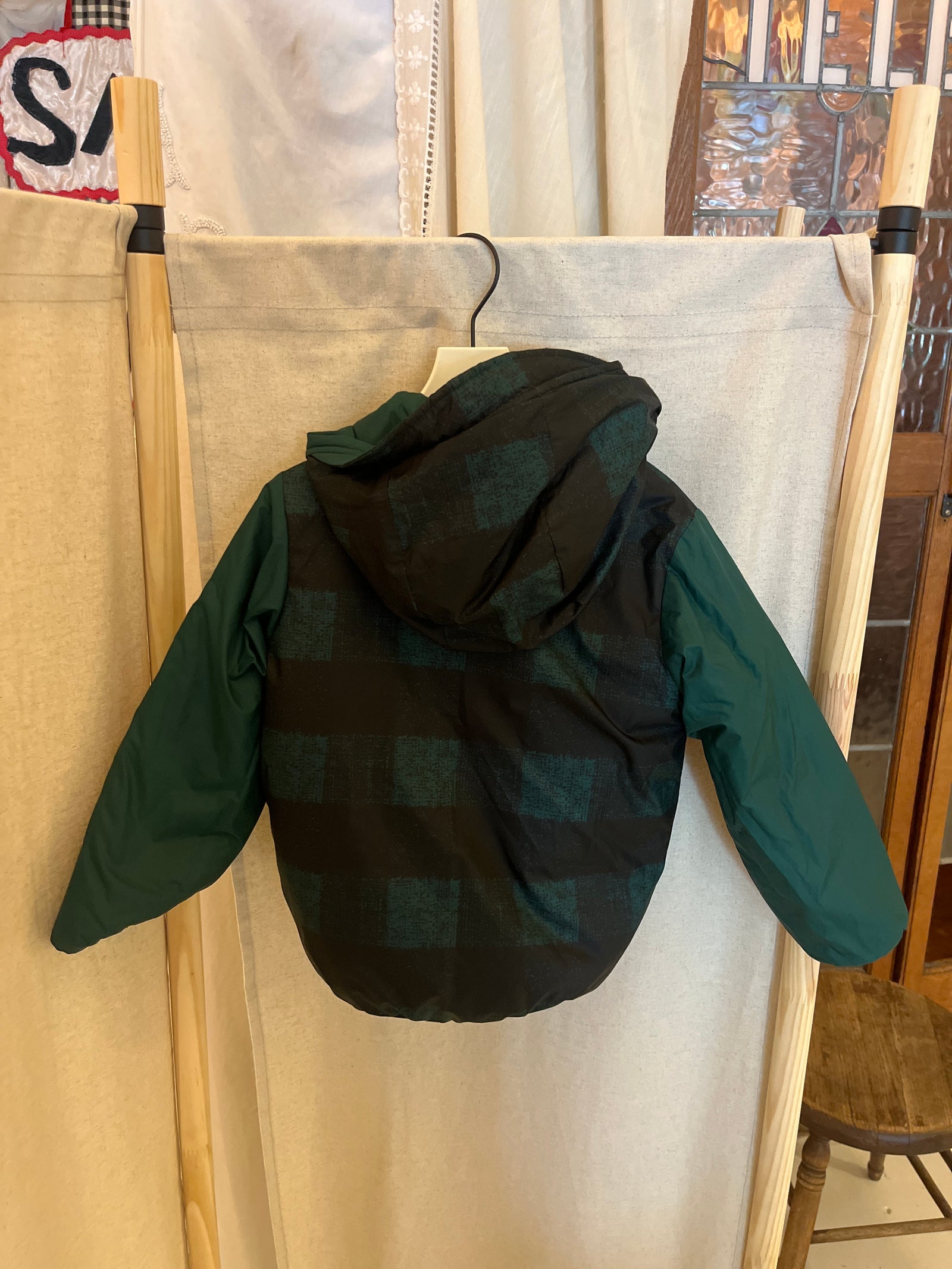 The North Face Reversible Green Jacket / 2T