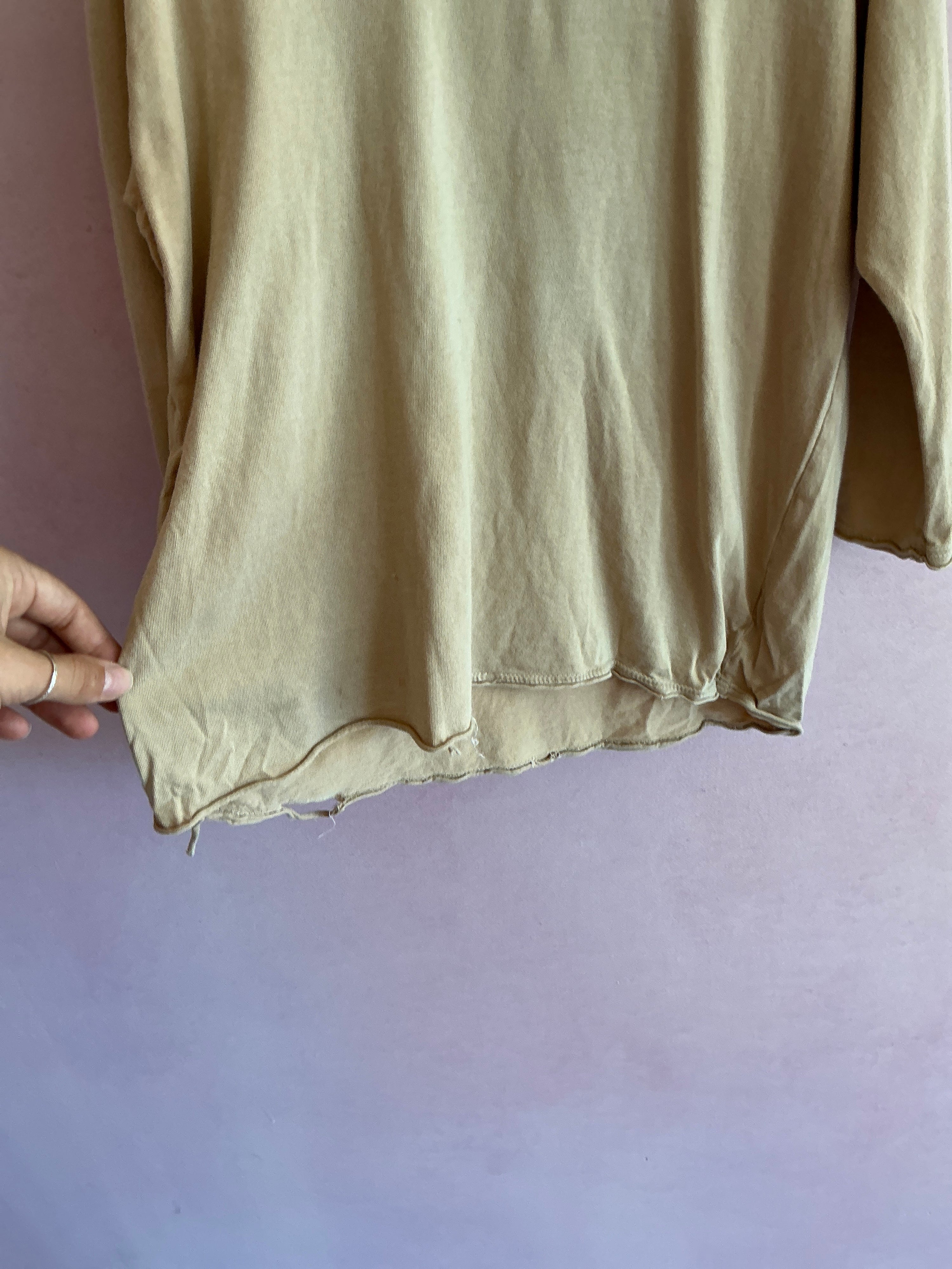 Rudy Jude LOVED Tan Long Sleeve Top / 5-6