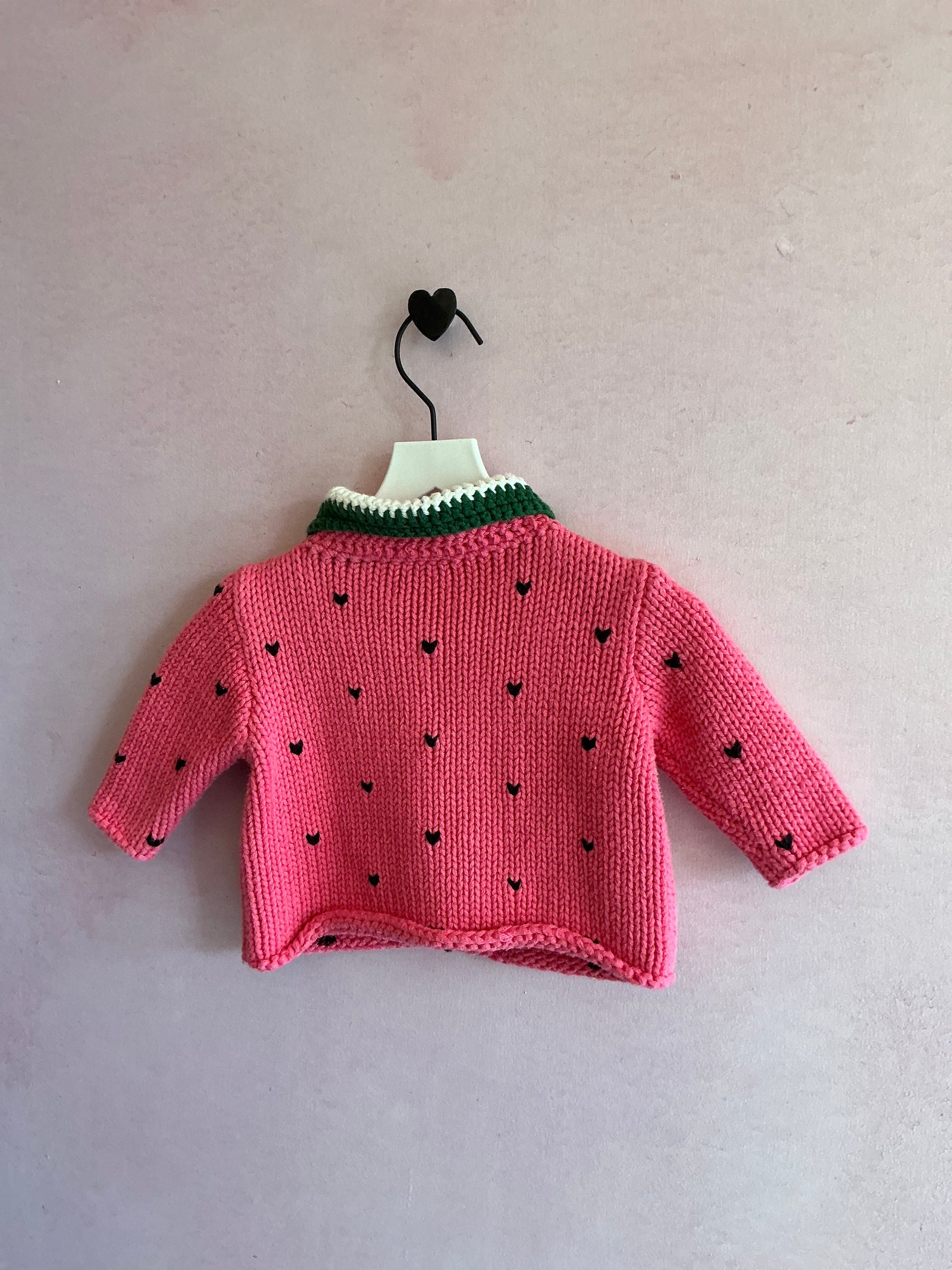 vintage 1994 Watermelon Sweater Set / 0-3 months
