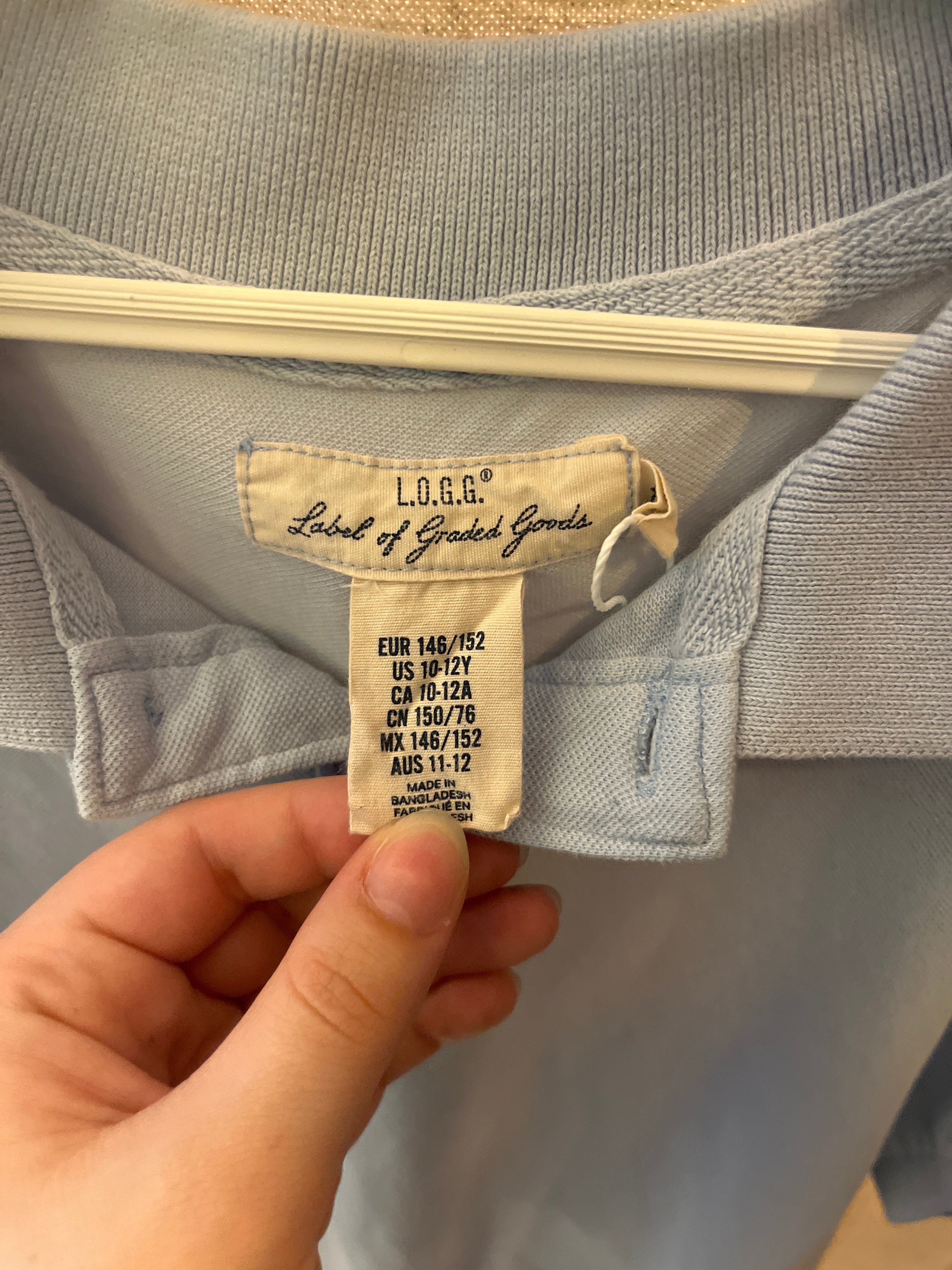 Label of Graded Goods Light Blue Polo Shirt / 10-12