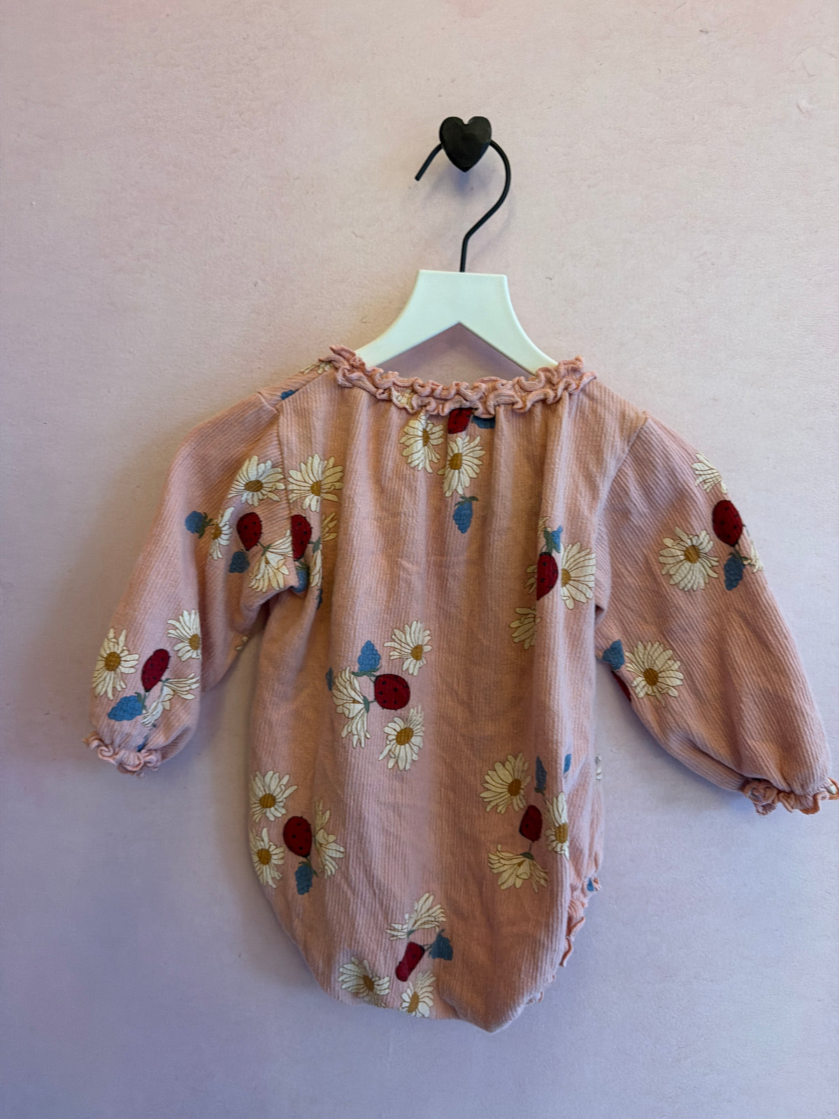 Konges Sløjd Ladybugs on Sunflowers Bubble Romper / 9 months