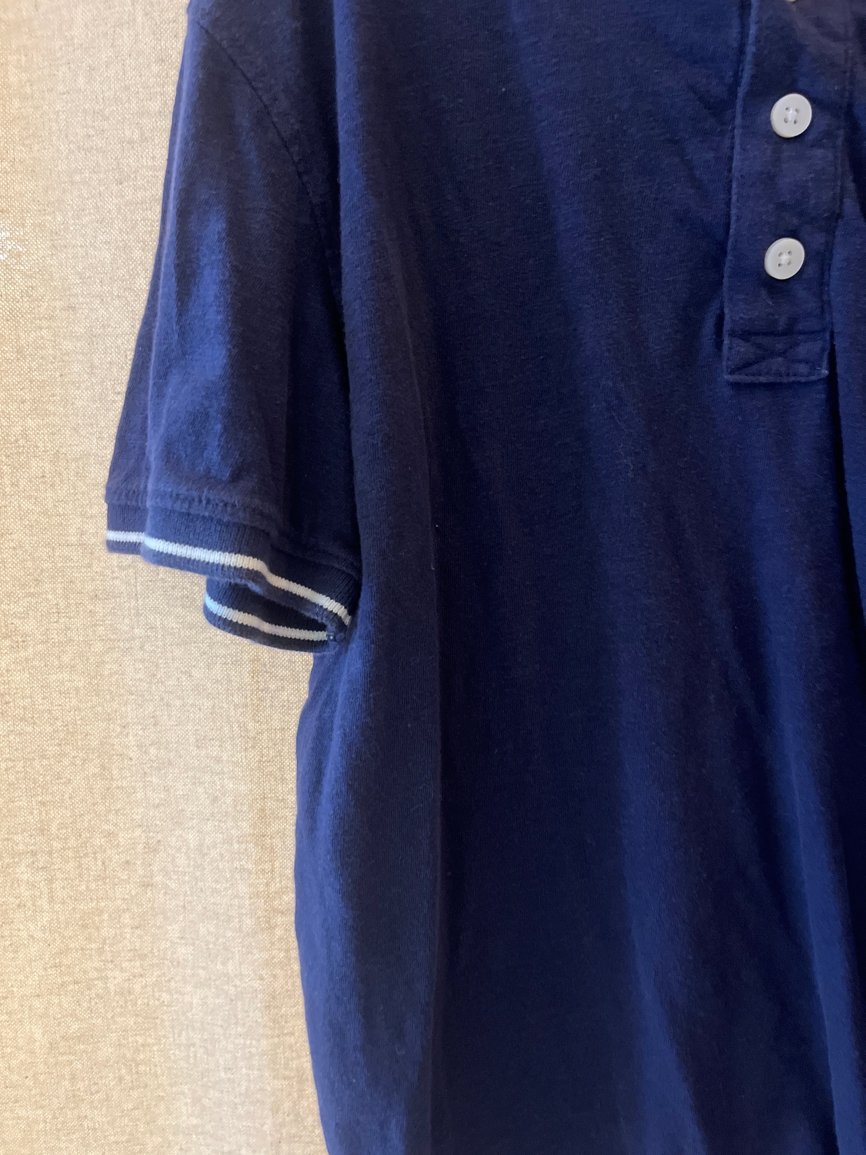 cat & jack Navy blue Baseball Top / 10-12