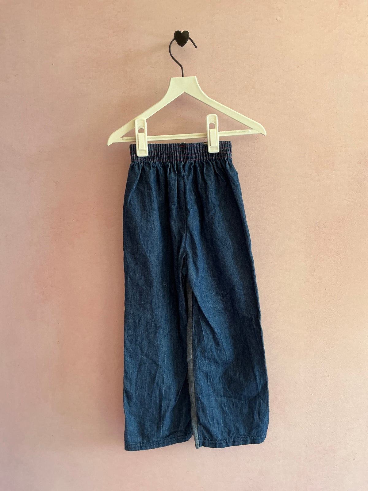 Vintage Tone-on-Tone Denim Jeans with Contrast Stitching / 5