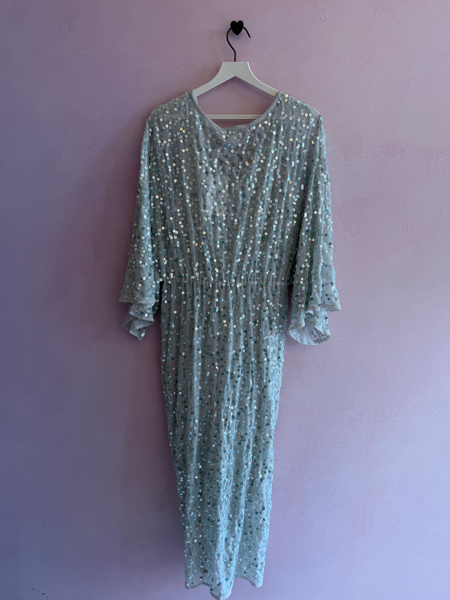 ASOS Silver Sequin Dress / Women's 6