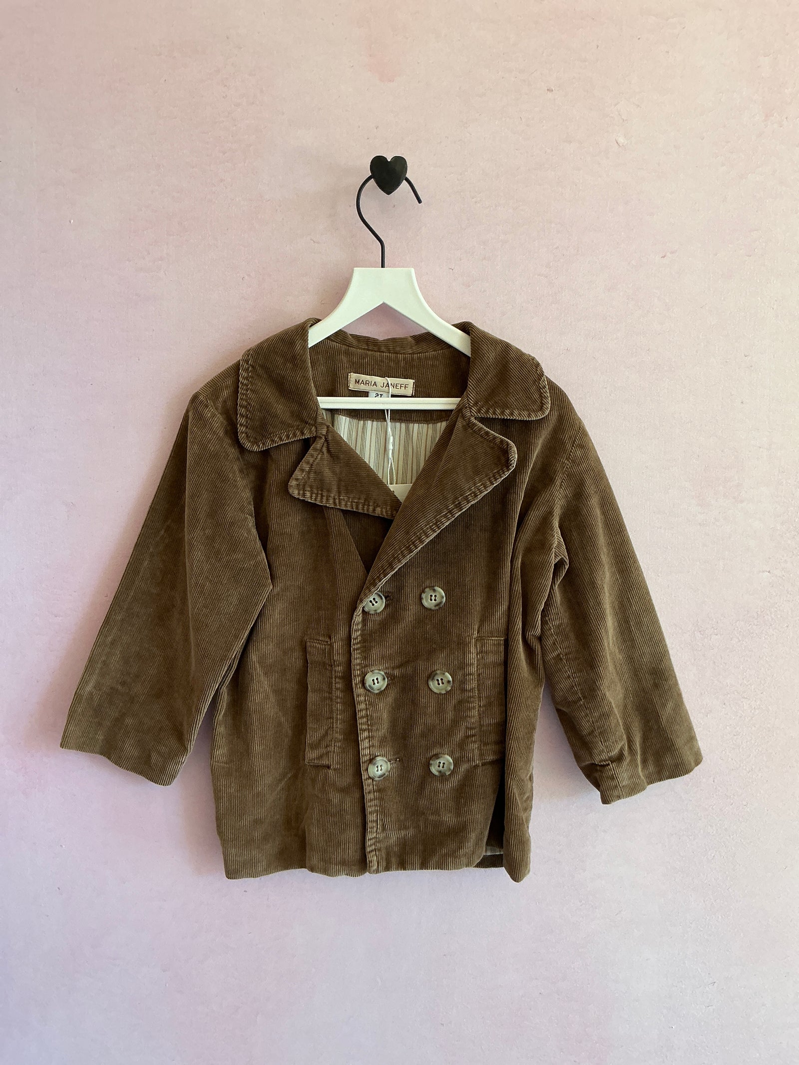 Maria Janeff Brown Corduroy Jacket / 2T