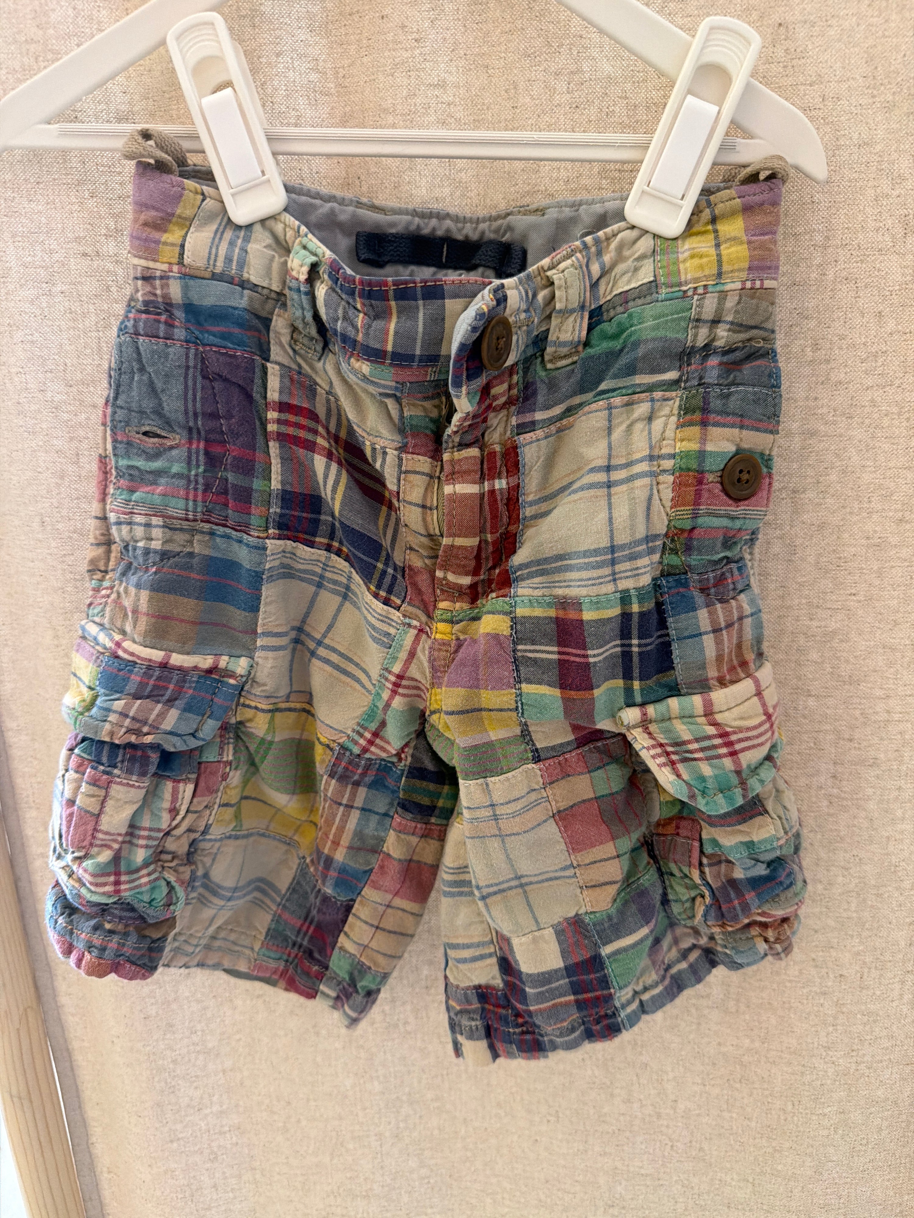 baby gap plaid shorts / 3