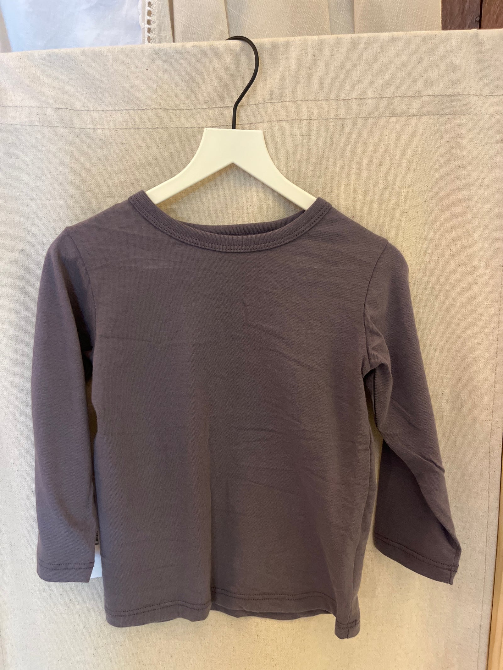 NWTs mini mioche vintage plum cloud 100% organic cotton Long Sleeve Shirt / 1-2 Years