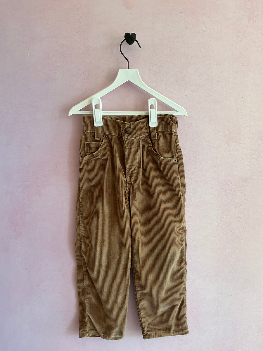 vintage 1997 Levi's 550s Brown Cord Slim Pants / 5