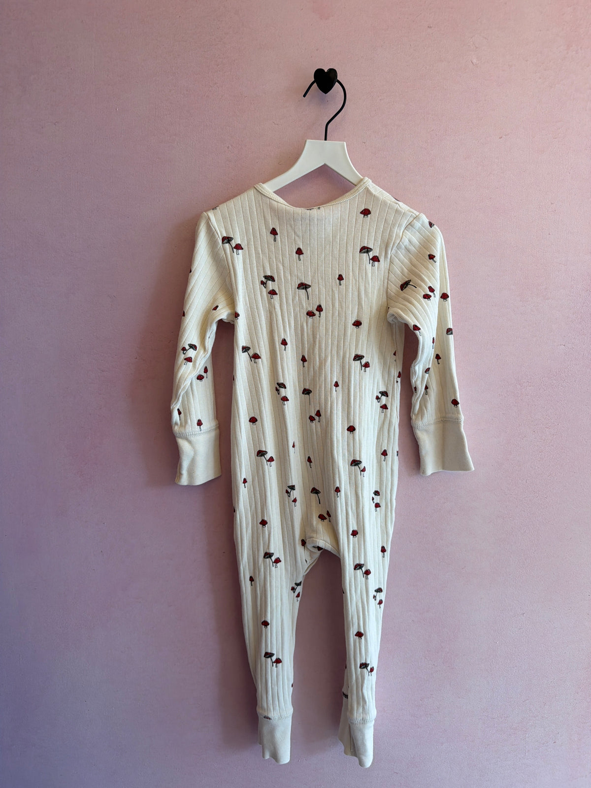 Fin + Vince Mushroom Romper / 4-5 (play condition)