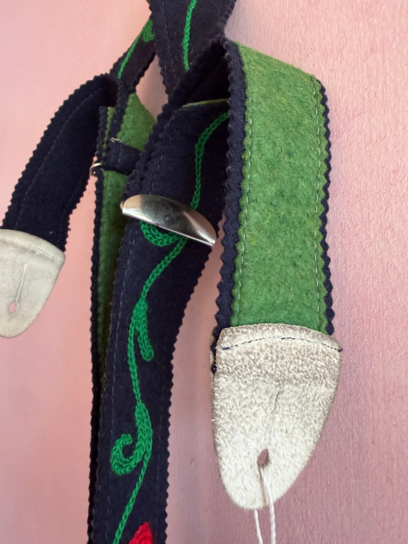 vintage handmade suspenders