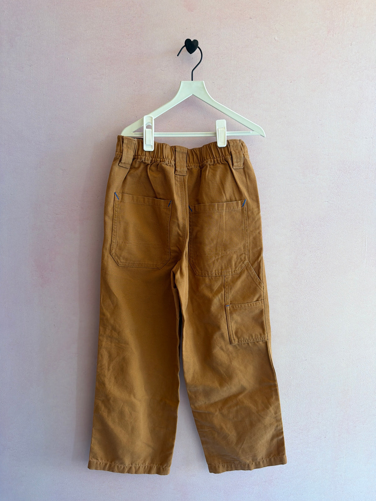 NWTs Mini Boden Tan Carpenter Workwear Pants / 7