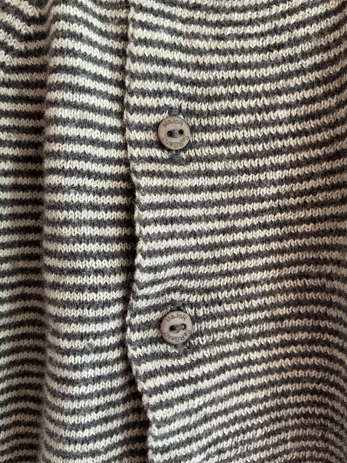 Sergent Major Black and white Sweater / 6-9 months