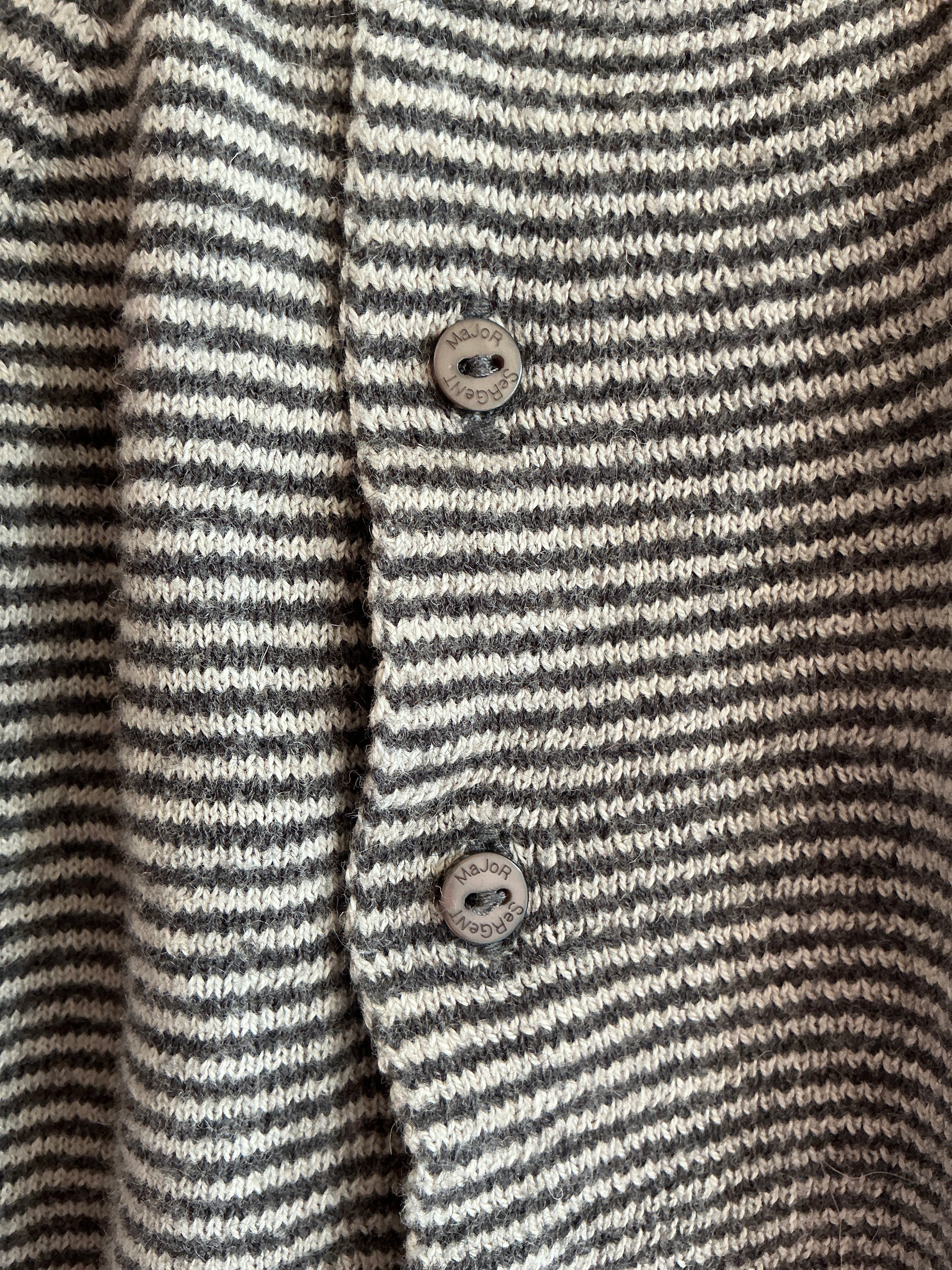 Sergent Major Black and white Sweater / 6-9 months
