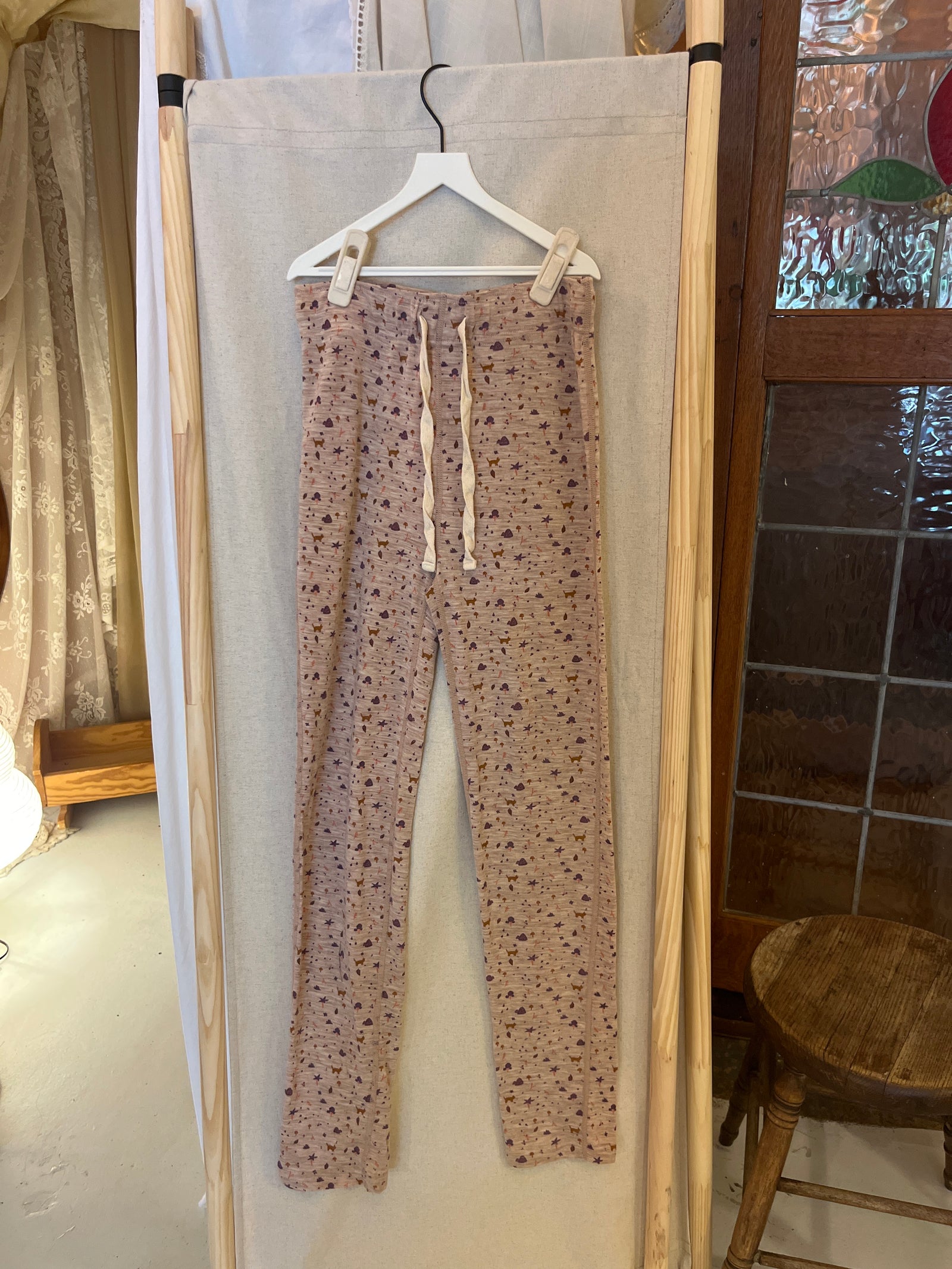Hello, Night ! Mushroom Forest Merino Wool Pants / 6