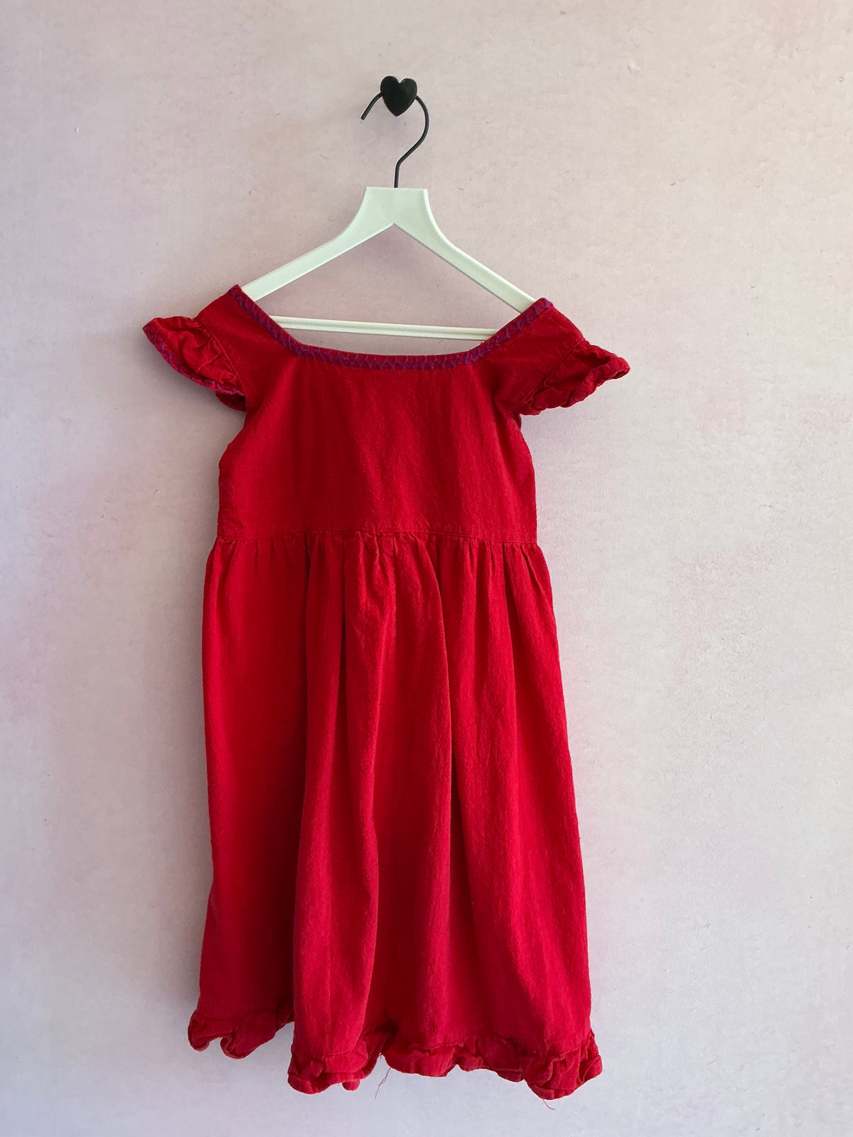 Mexico Red Heritage Dress / 6-8