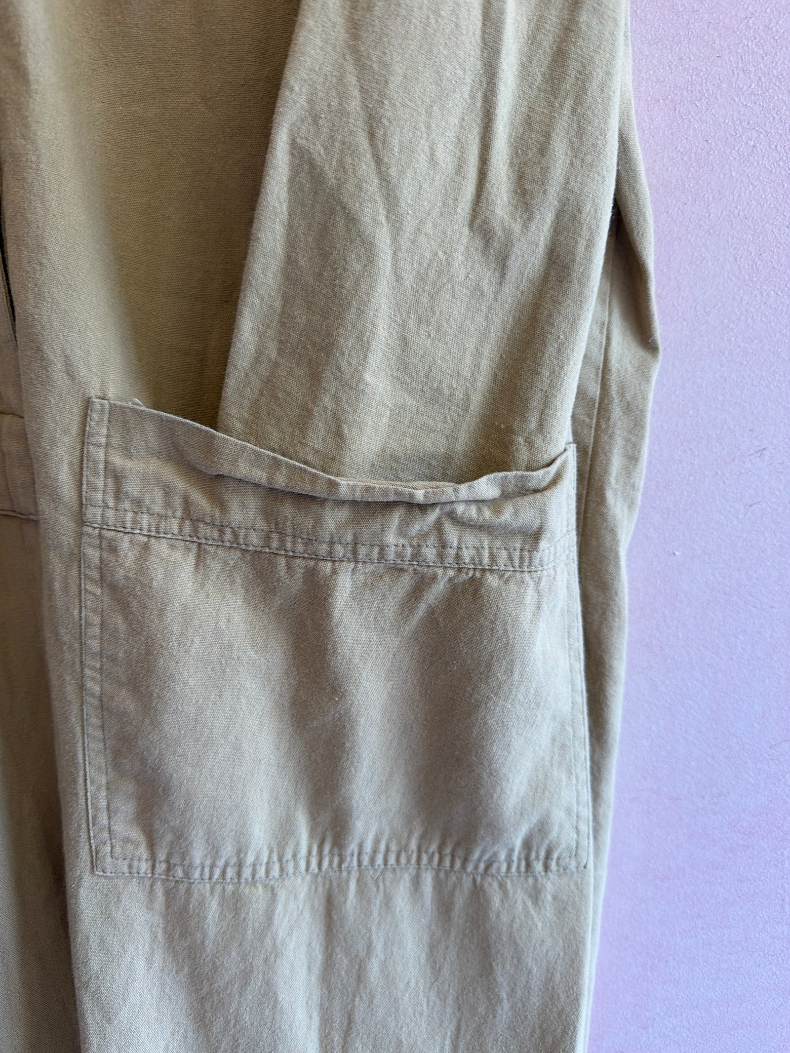 vintage Frivole by Nicole Robert washed natural jumper / Women's