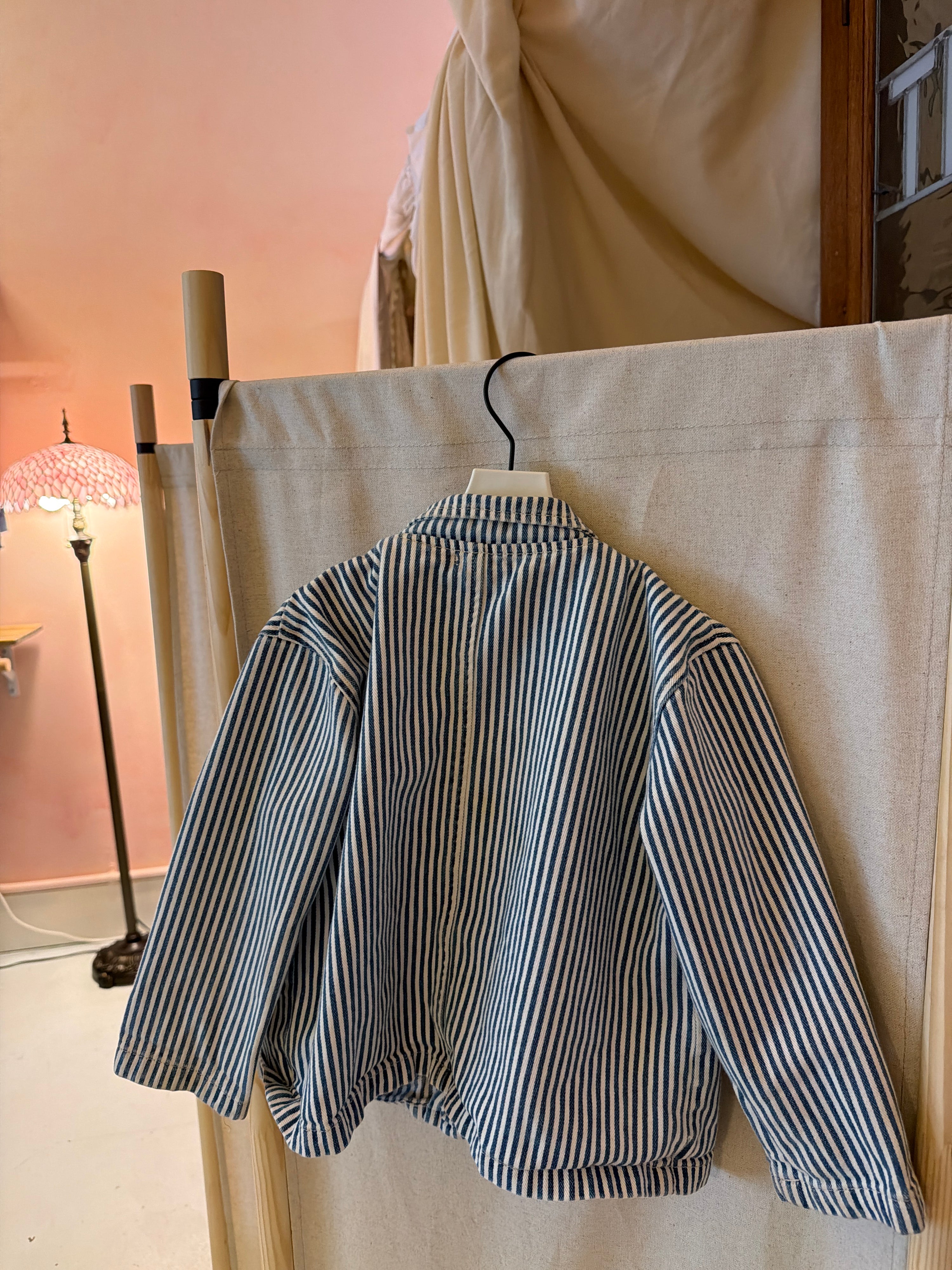 Hey Gang Barn Coat Railroad Stripe / 4-5 years