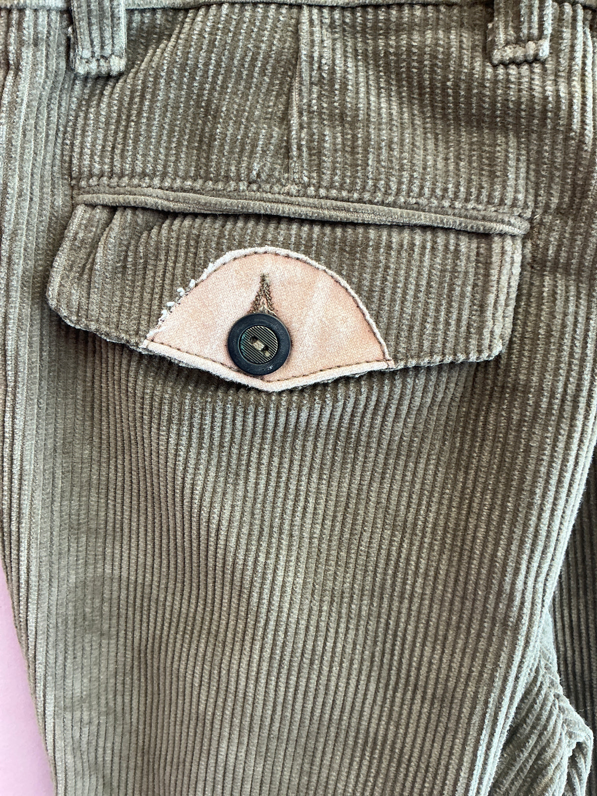 vintage Italian Olive Pants / Juniors 36