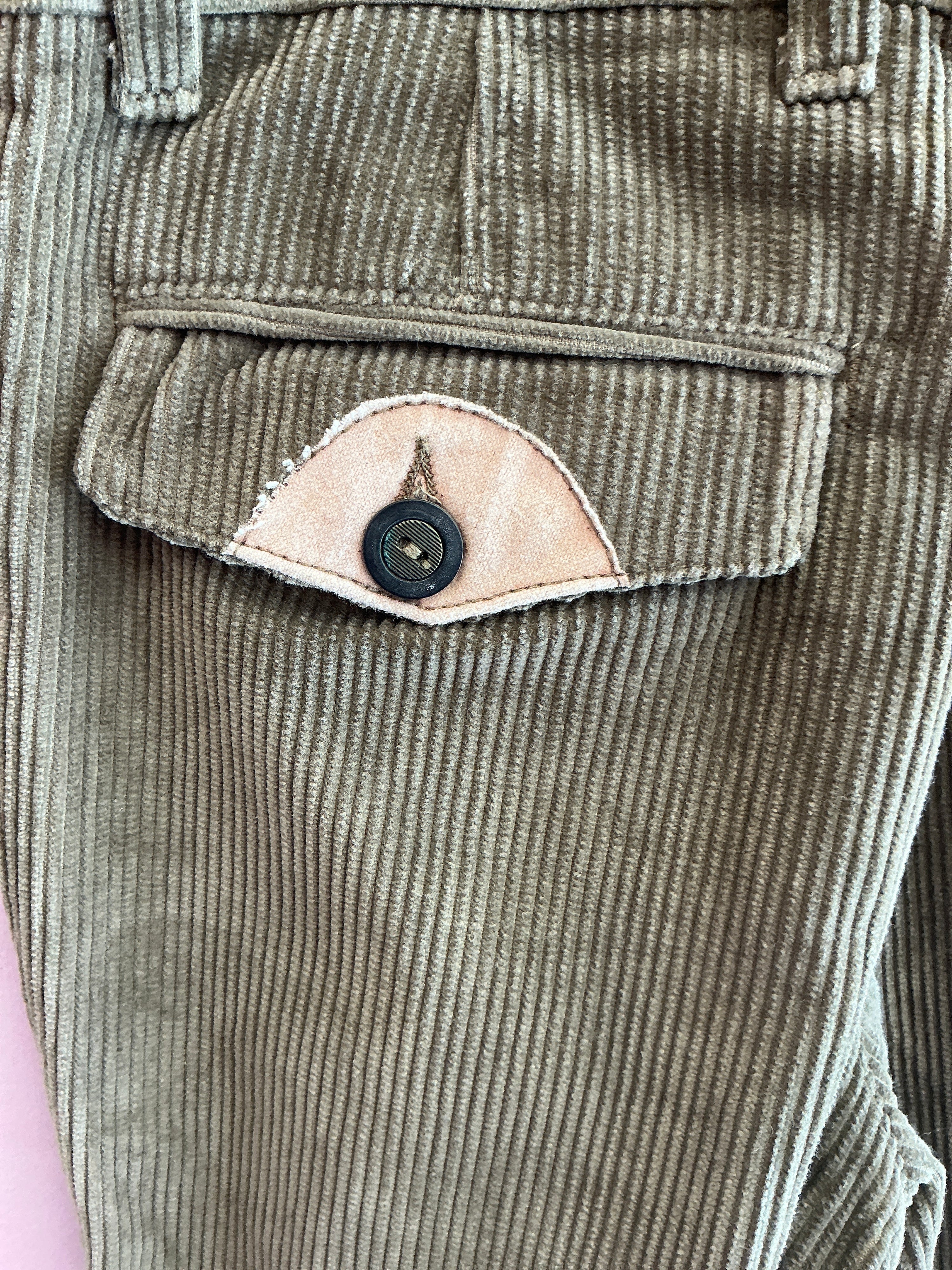 vintage Italian Olive Pants / Juniors 36