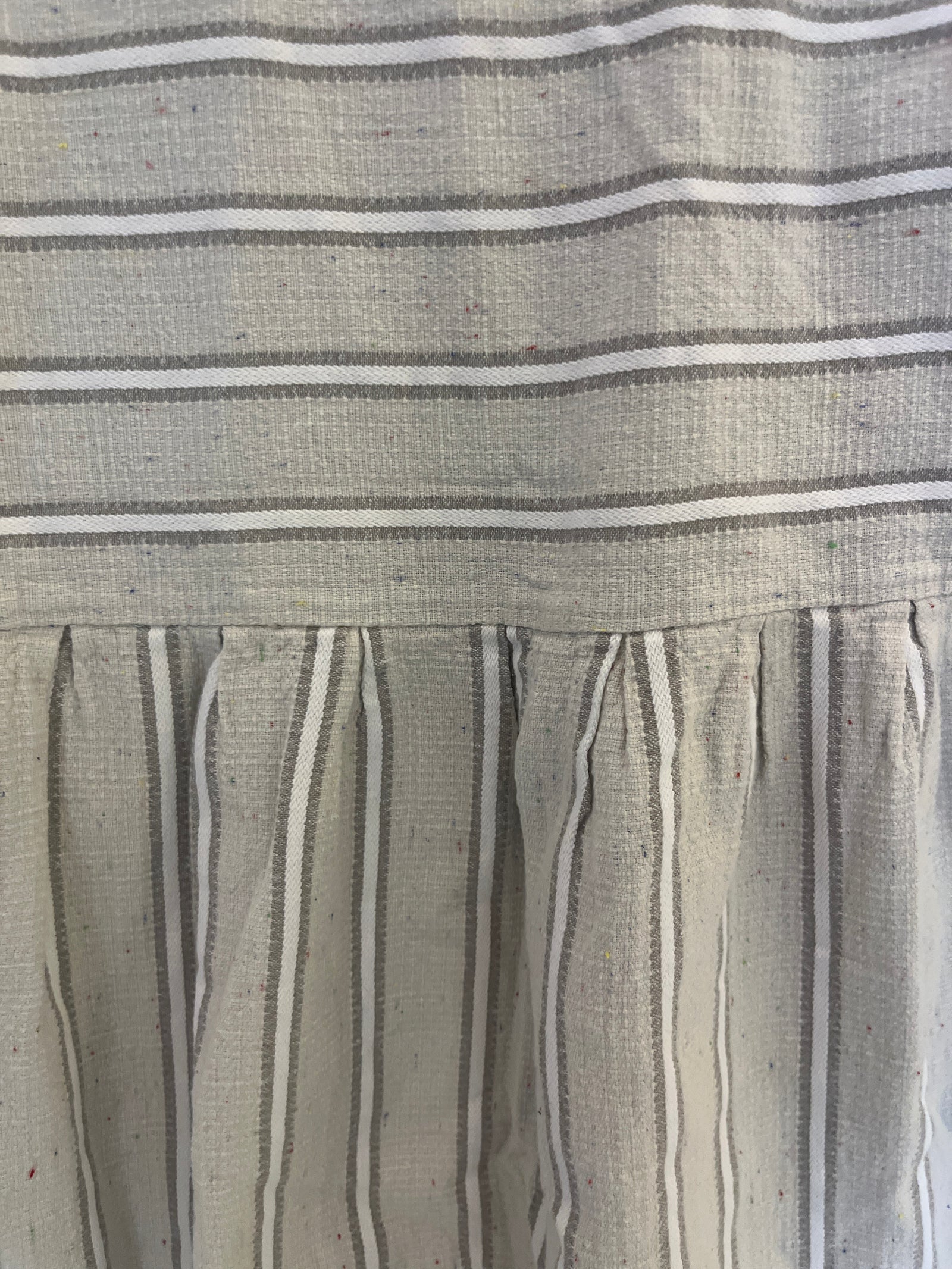 ace & jig Cream with beige Stripes Dress / 10