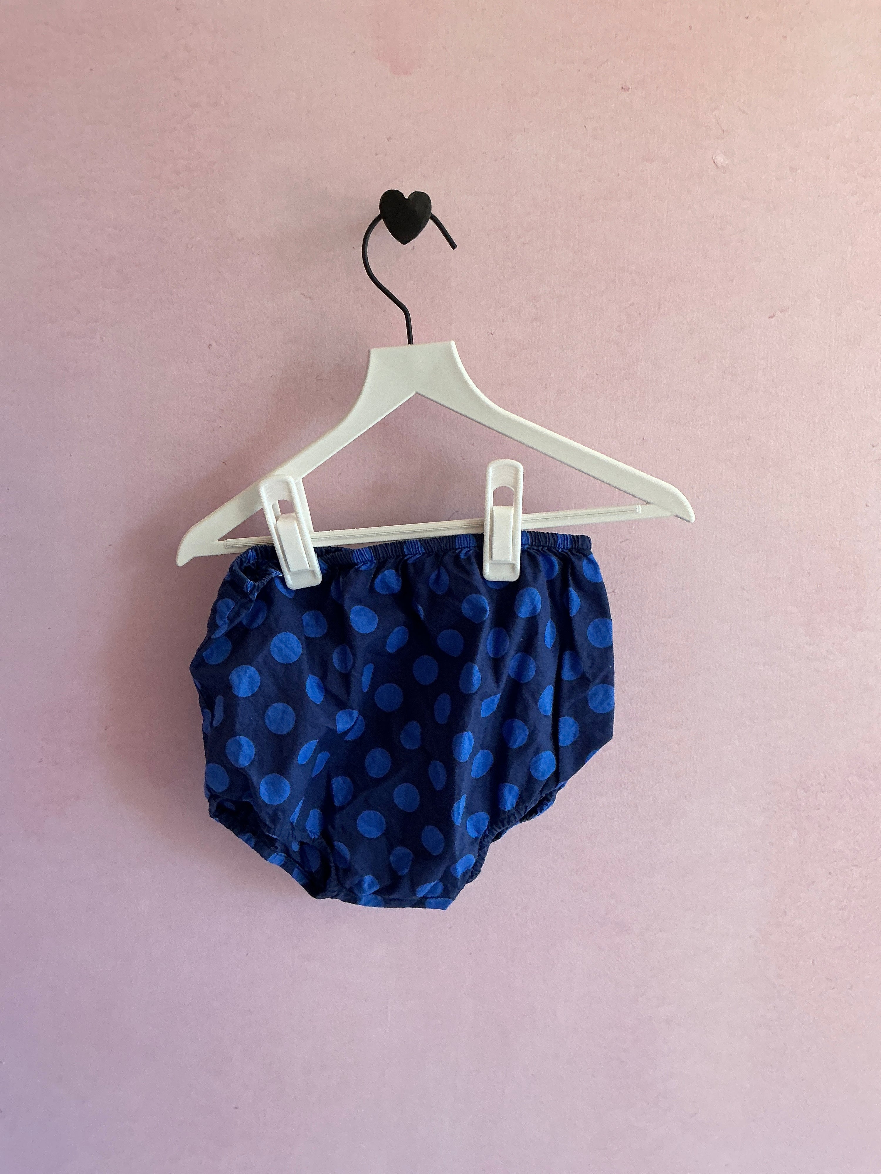 Jacadi Royal Dot Dress & Bloomers / 3T