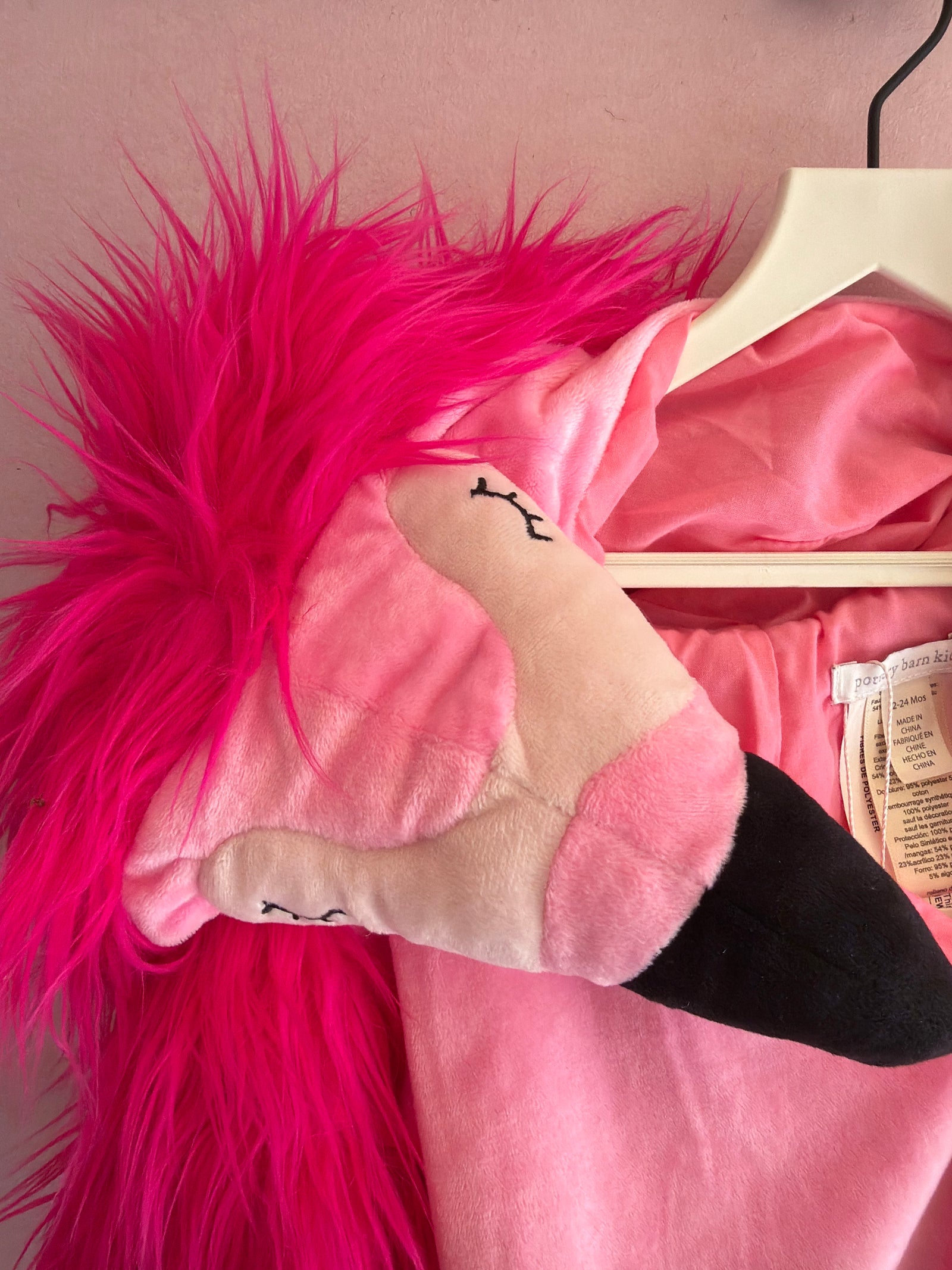 Pottery Barn Kids Flamingo costume / 12-24 months