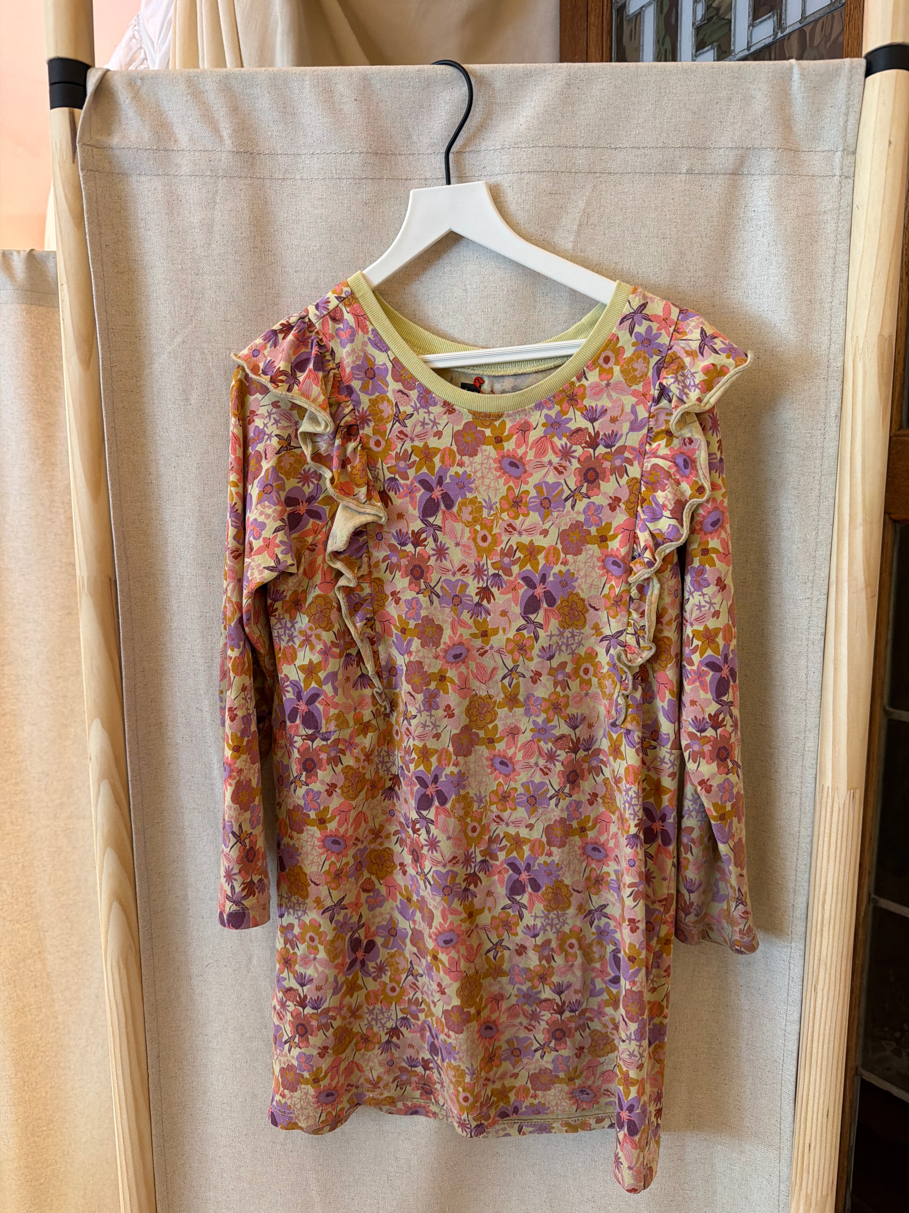 Tea Peach Purple Garden Dress / 5