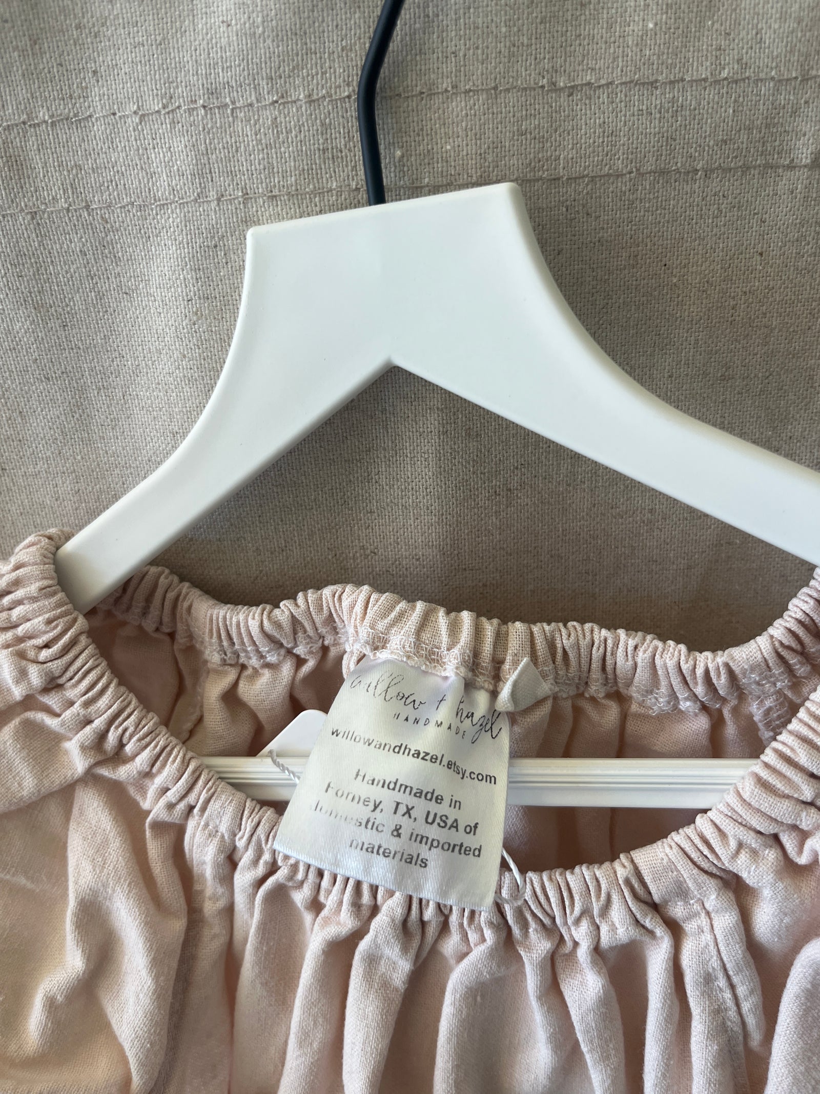 Willow + Hazel Etsy Cream Dress / 4T