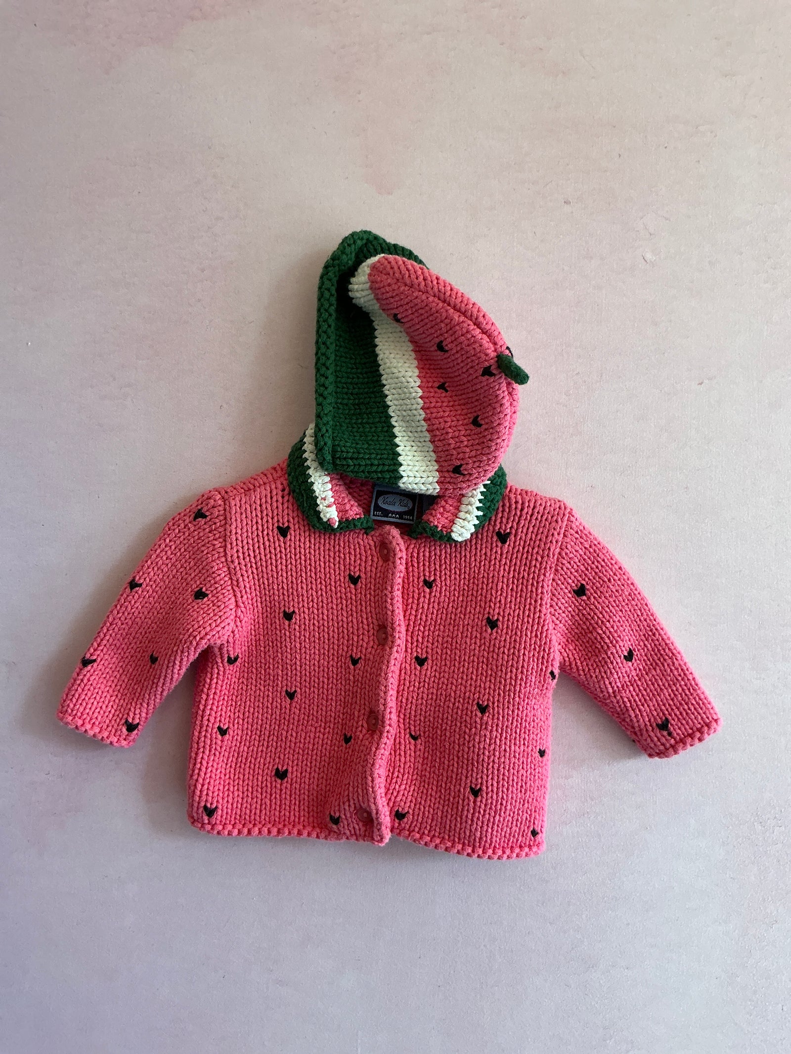 vintage 1994 Watermelon Sweater Set / 0-3 months