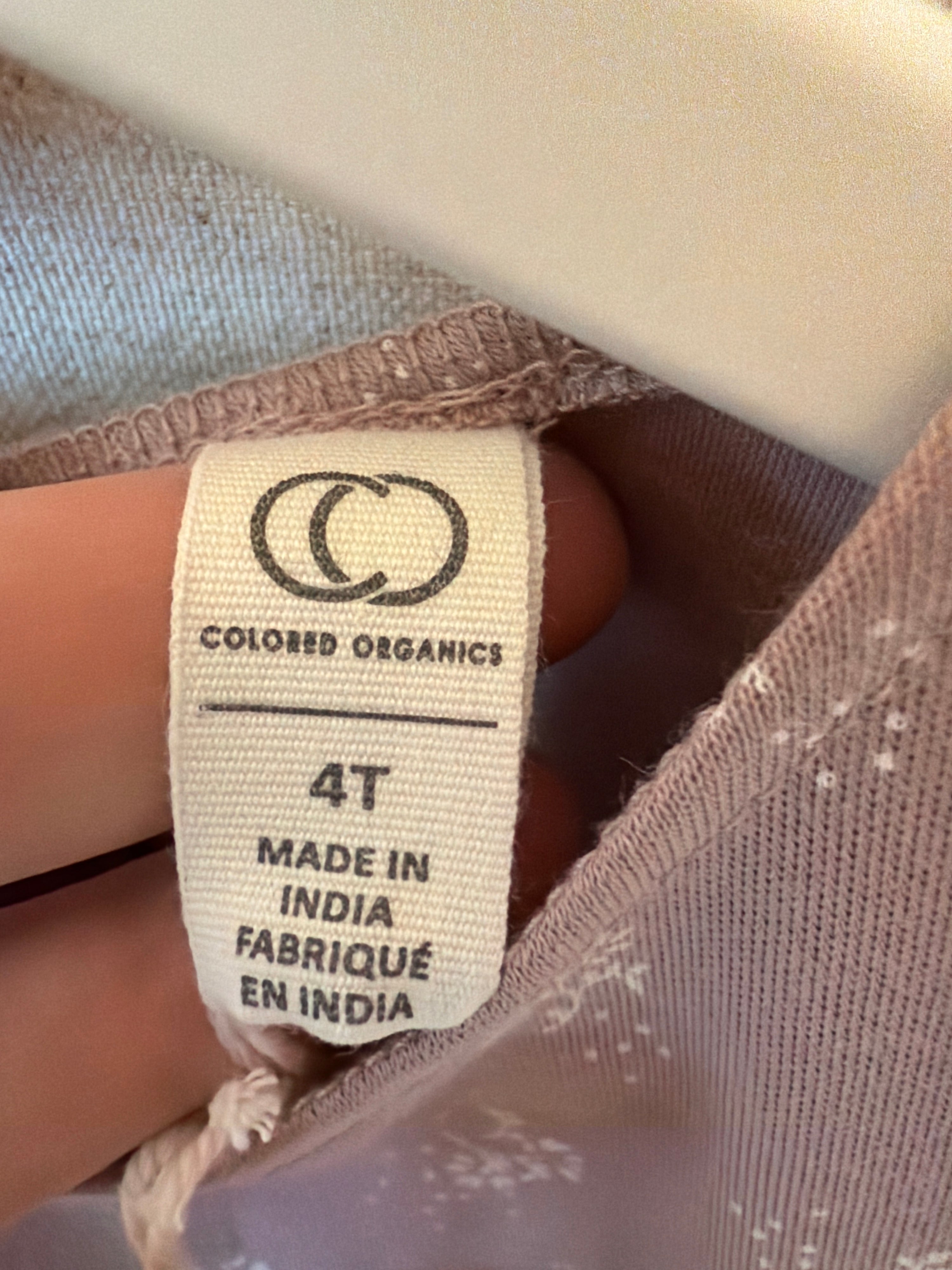 NWTs Kendi (by Colored Organics) Ophelia Floral Mauve Sofia Long Sleeve Tiered DressDress / 4T