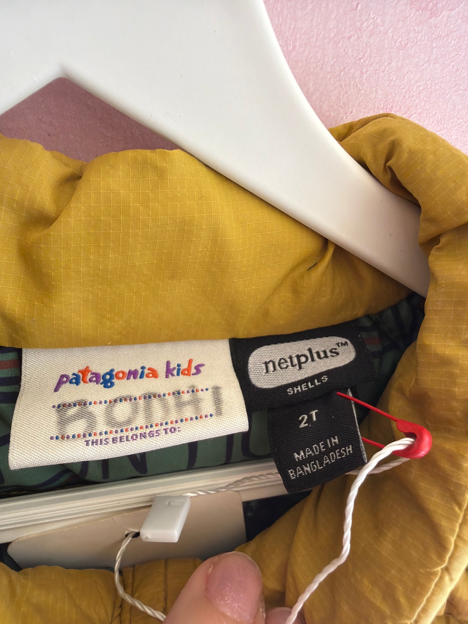 Knight x Patagonia Mustard Faces Puffer / 2T