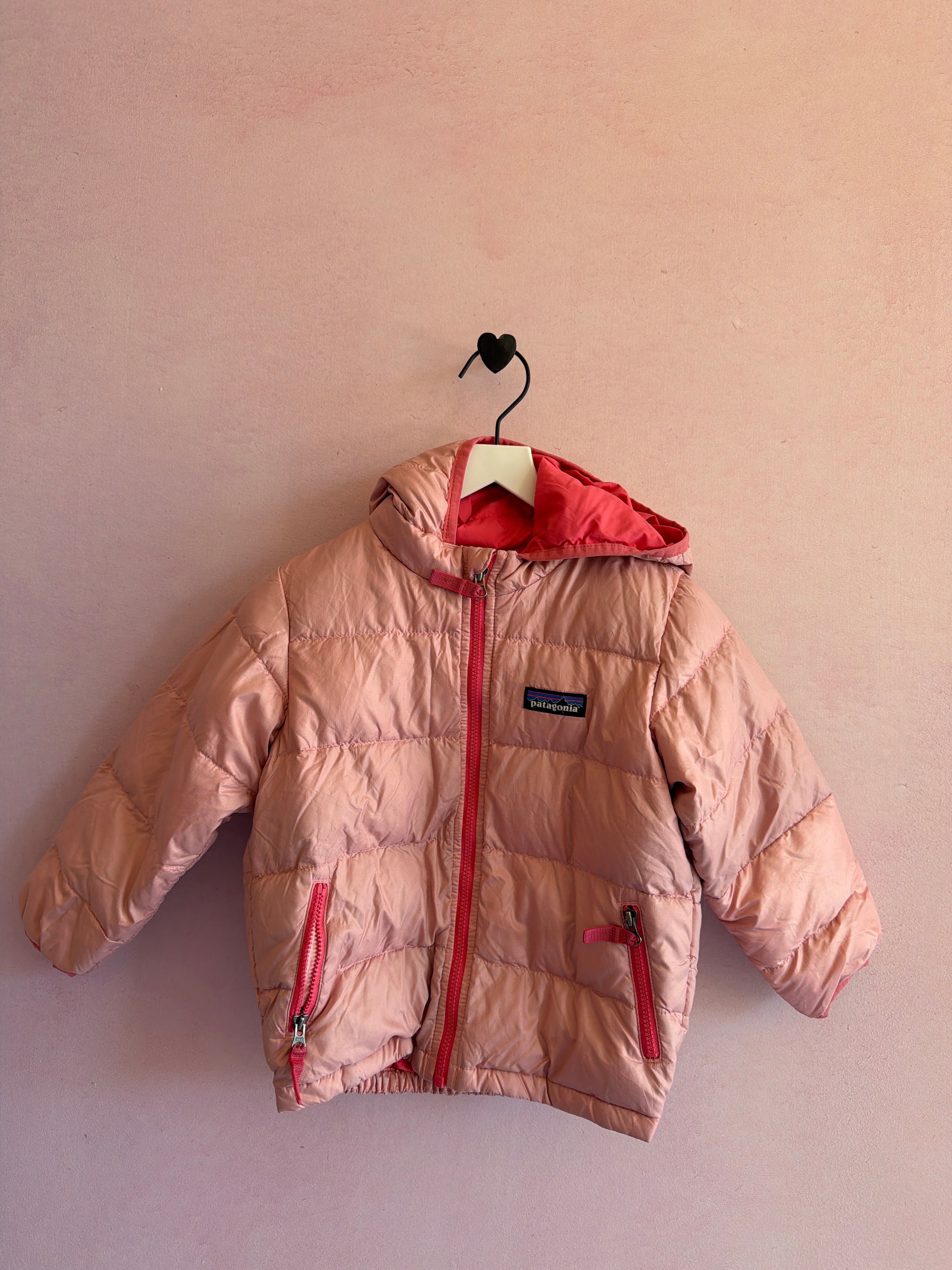Patagonia Two Tone Pink Puffer Jacket / 2T