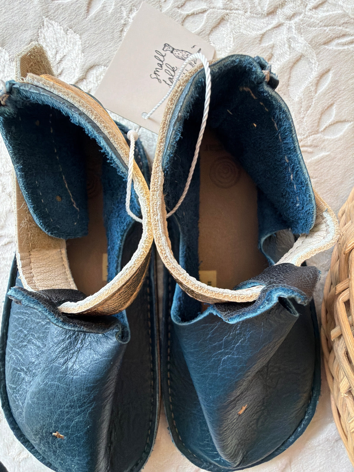 Softstar child classic Navy Leather House Shoes / 11
