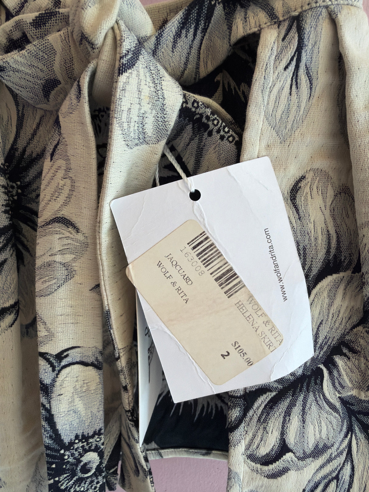 NWTs Wolf & Rita Helena Jacquard Wrap Skirt / 2