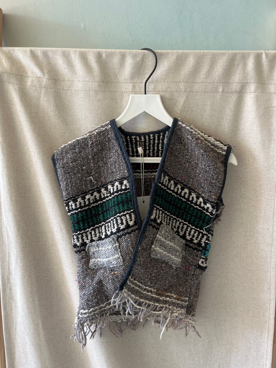 vintage Blanket Vest Vest / 18-24 months (As is)