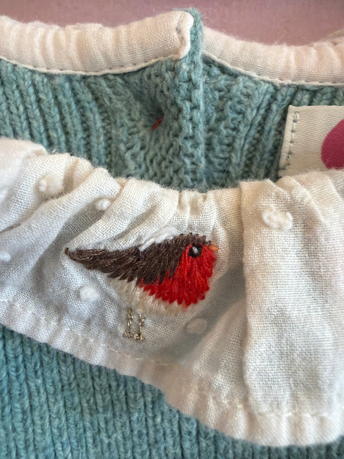 Baby Boden red robin dress / 3