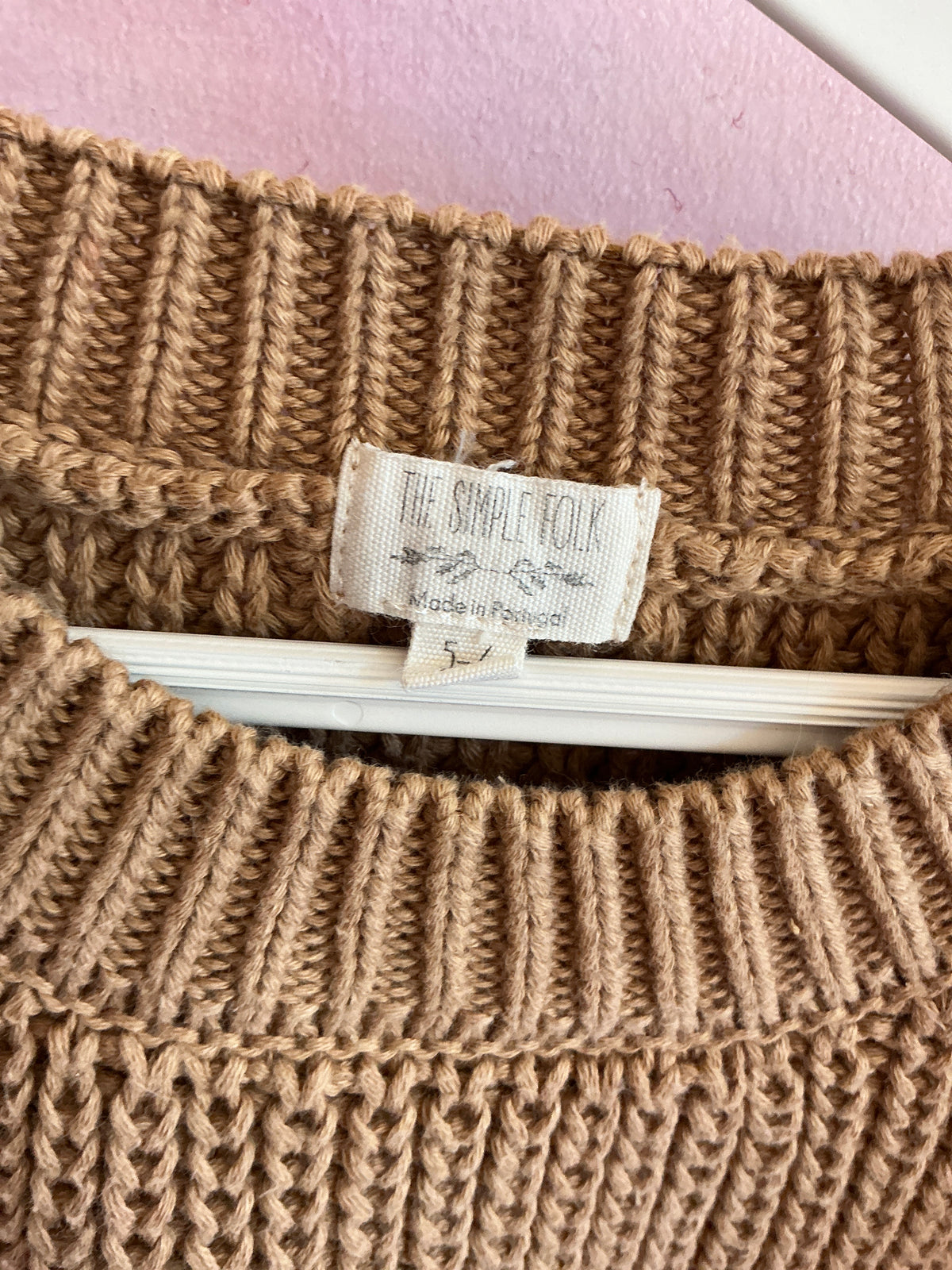 The Simple Folk The Chunky Sweater Kids  / 5-6