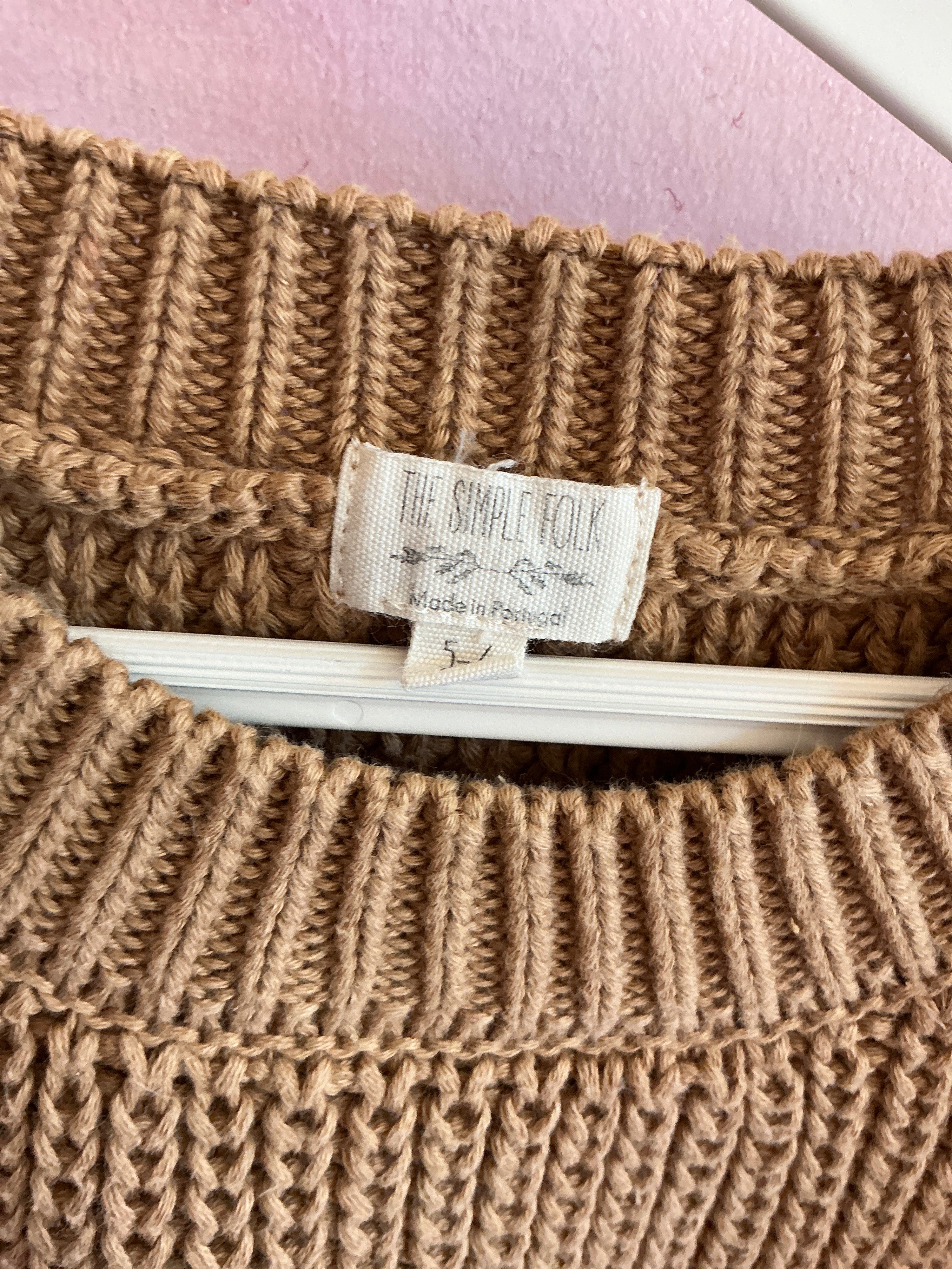 The Simple Folk The Chunky Sweater Kids  / 5-6