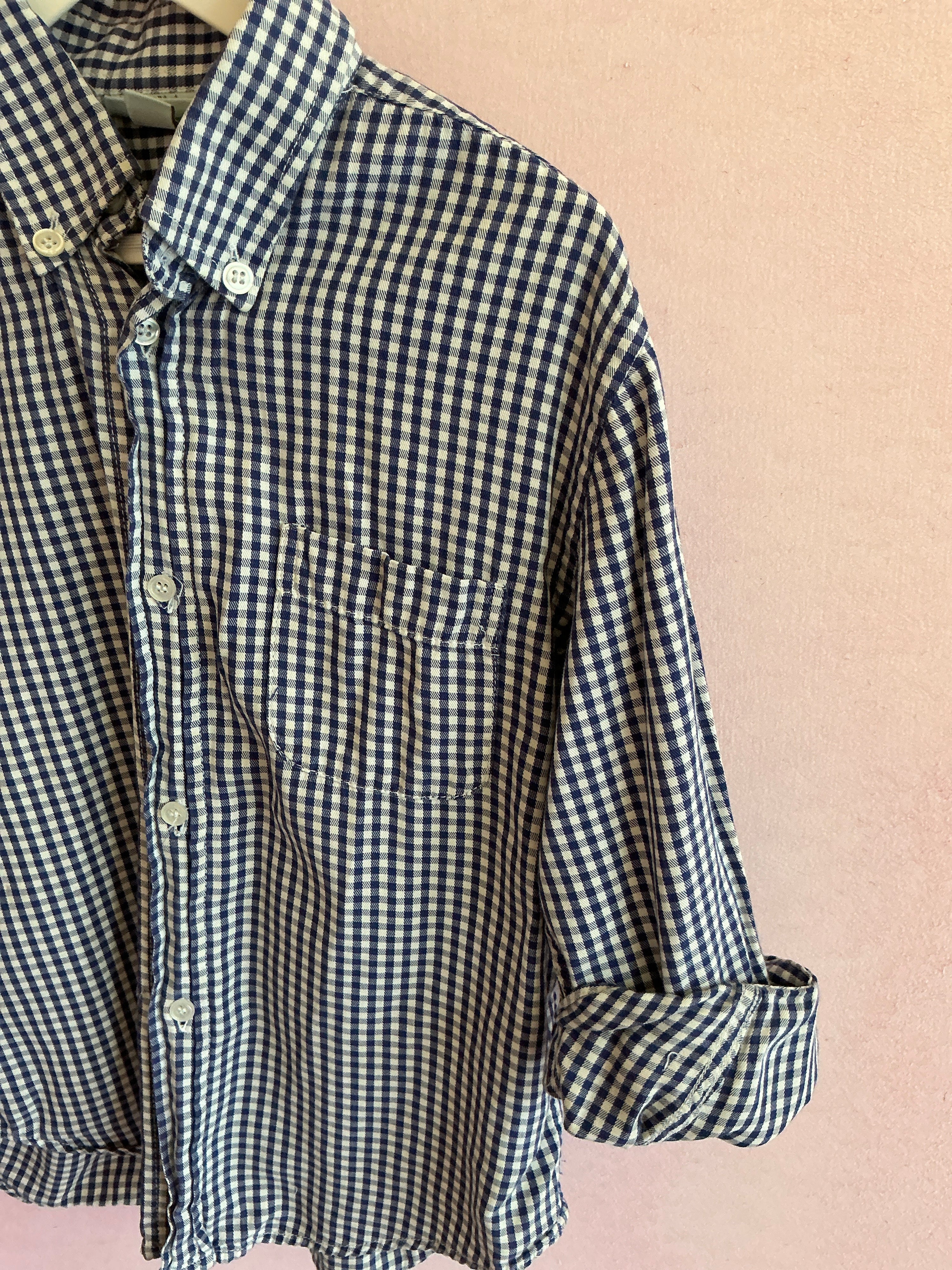 papo d'anjo navy check Shirt / 5