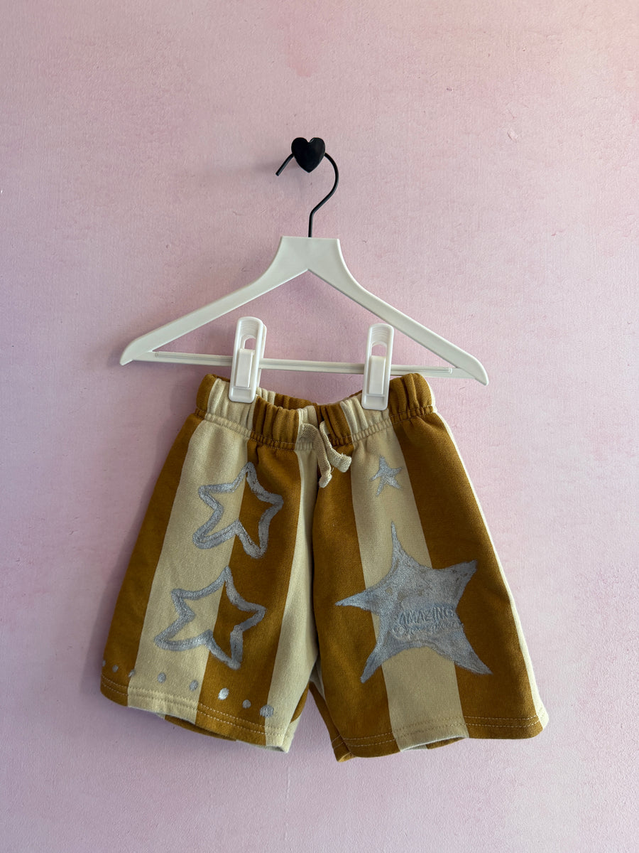 Hand-Painted "Amazing" OFAK Sweat Shorts / 5